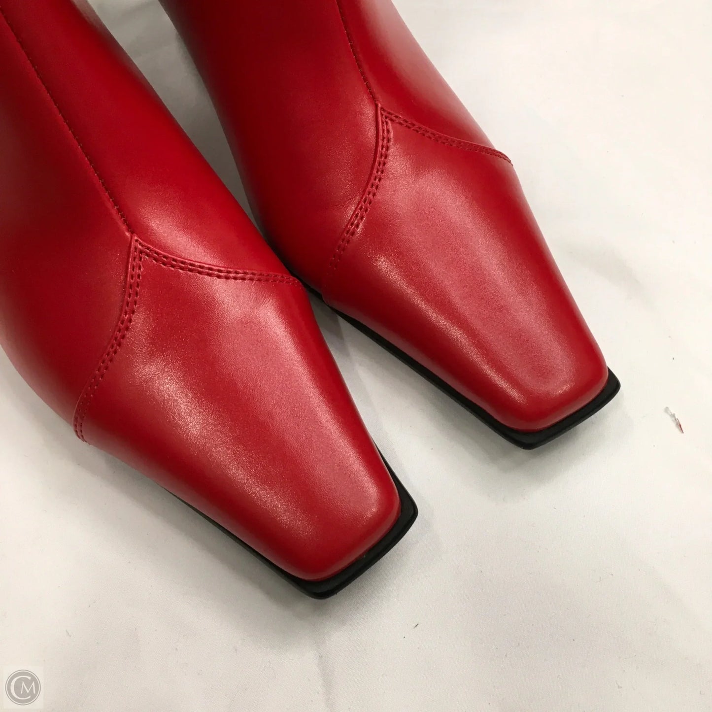 Boots Ankle Heels By Princess Polly In Red, Size: 7