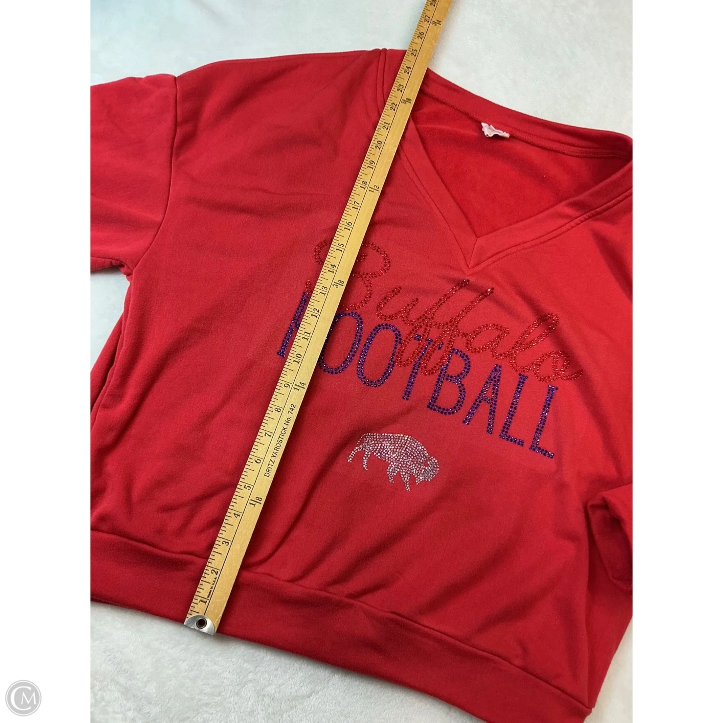 Sweatshirt Crewneck By Clothes Mentor In Red, Size: Xl