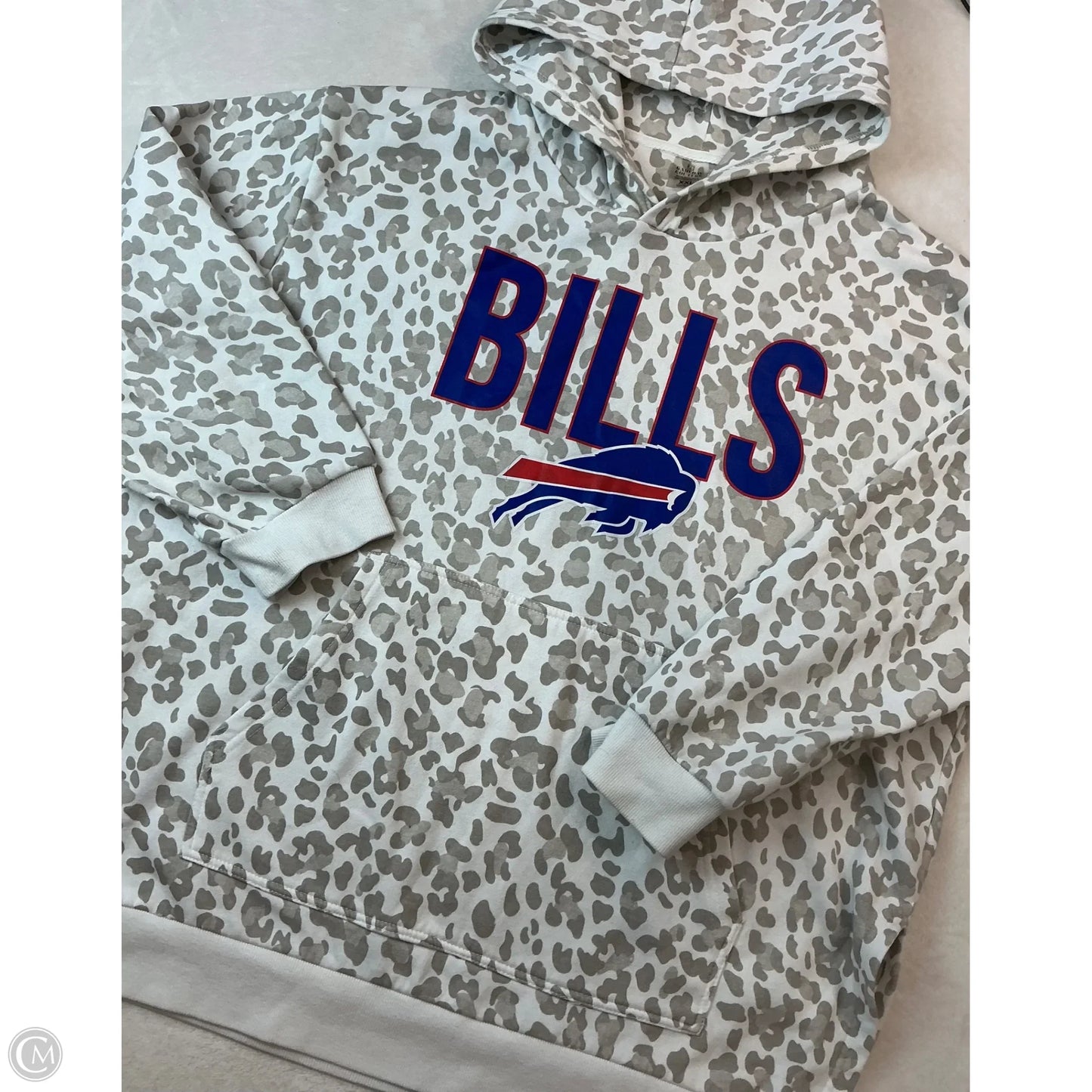 Sweatshirt Hoodie By Clothes Mentor In Animal Print, Size: Xxl