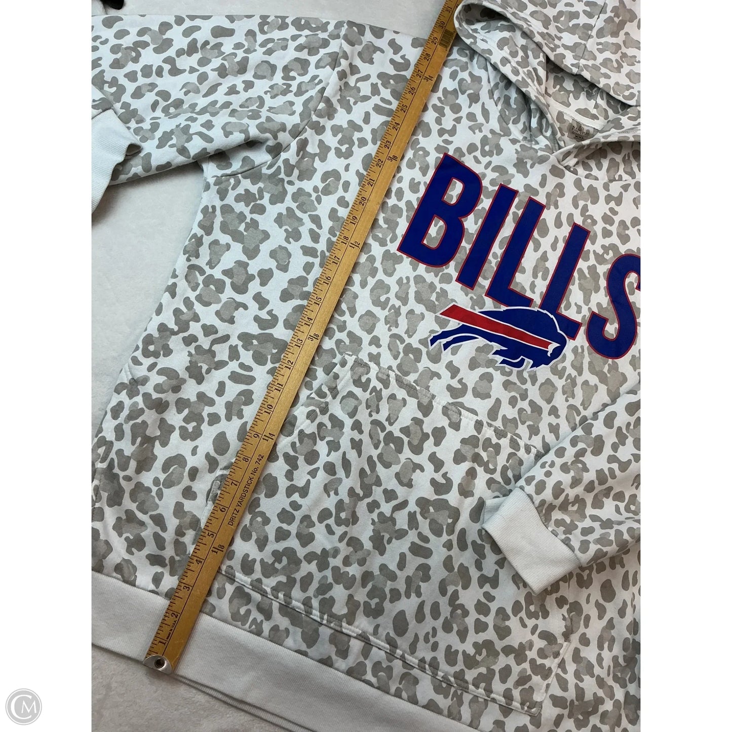 Sweatshirt Hoodie By Clothes Mentor In Animal Print, Size: Xxl