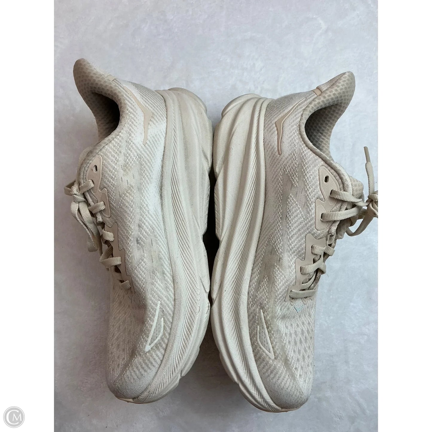 Shoes Athletic By Hoka In Tan, Size: 7.5