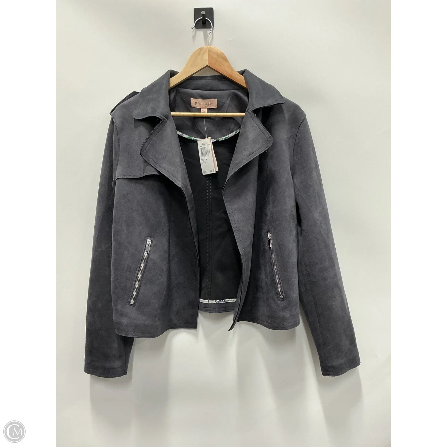Jacket Other By Philosophy In Grey, Size: L