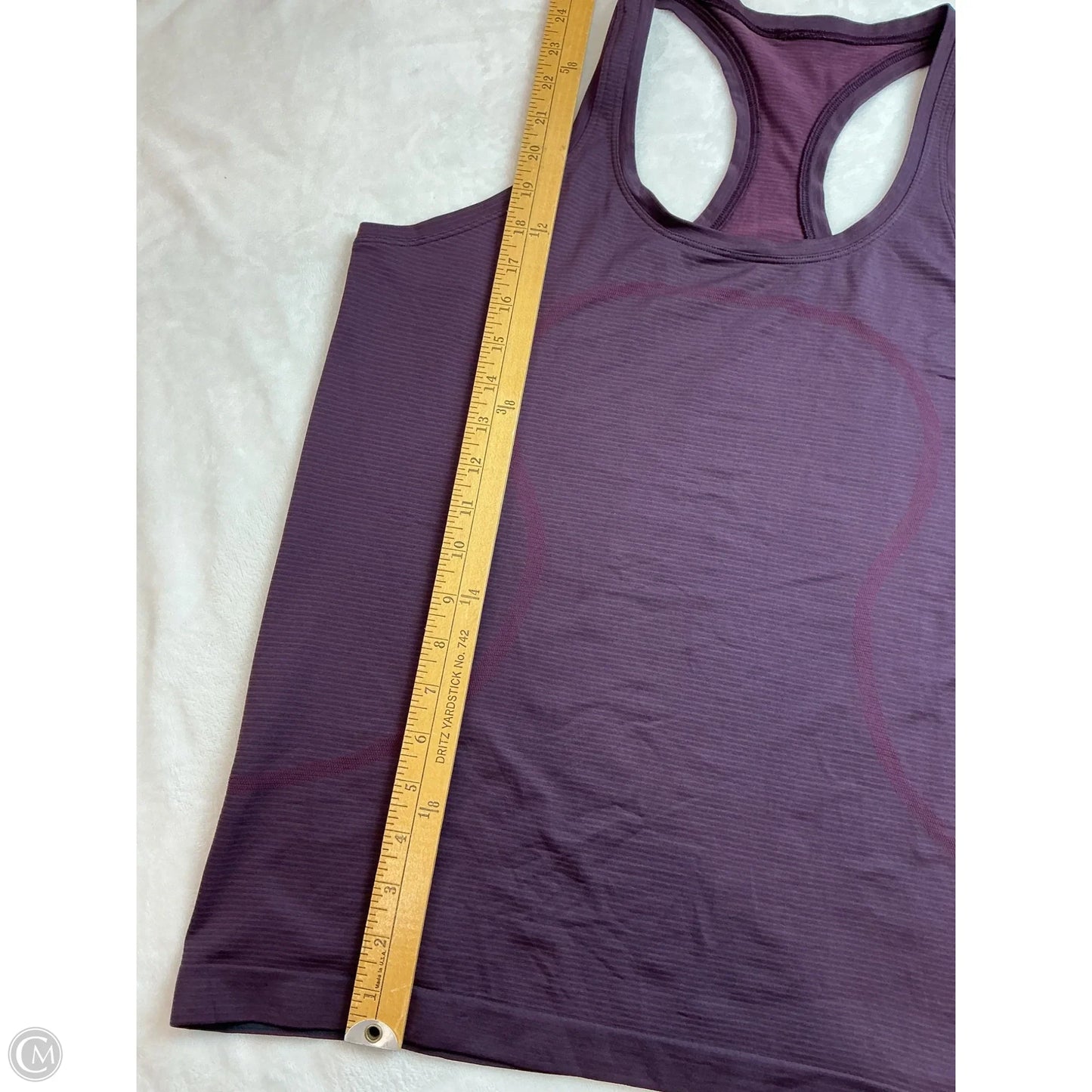 Athletic Tank Top By Lululemon In Blue & Purple, Size: 10