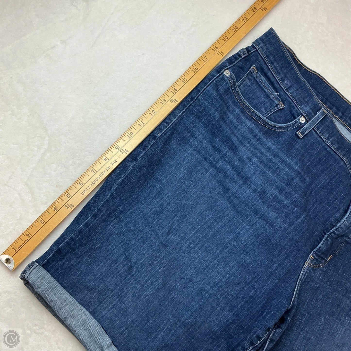 Shorts By Levis In Blue Denim, Size: 24