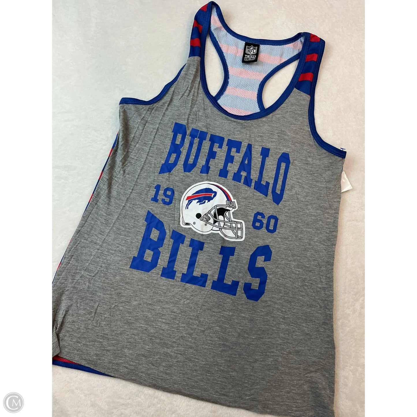 Tank Top By Nfl In Blue & Grey, Size: M
