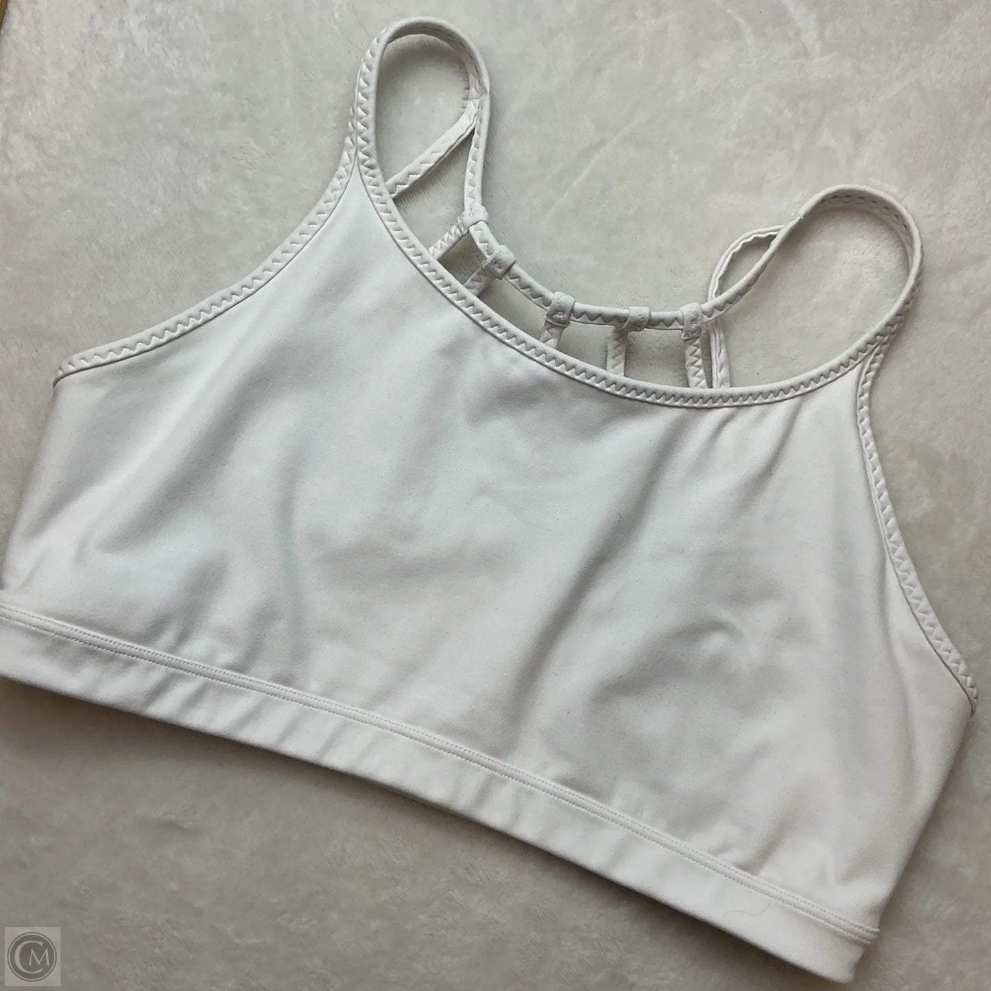 Athletic Bra By Athleta In White, Size: Xl