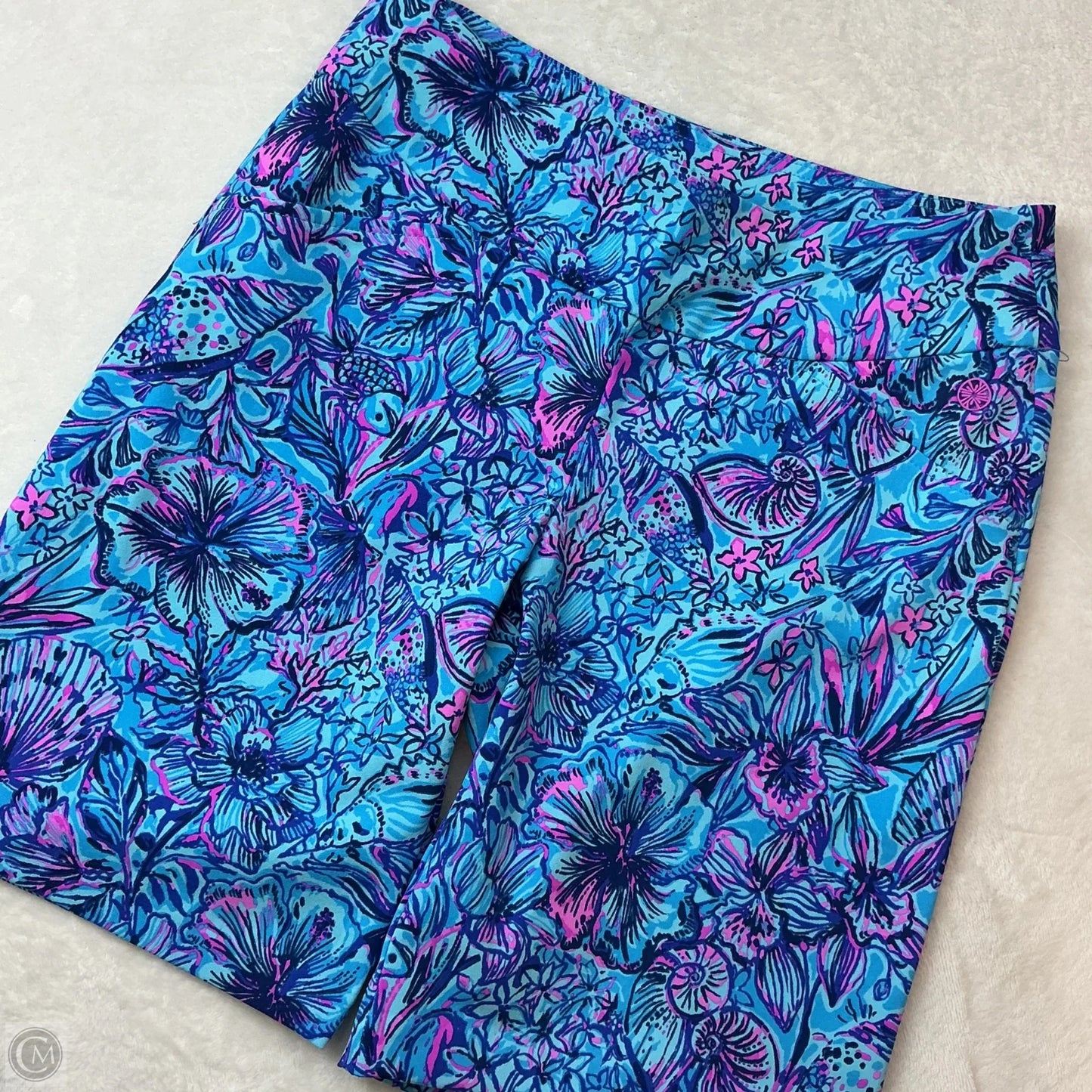Shorts Designer By Lilly Pulitzer In Blue & Purple, Size: 4