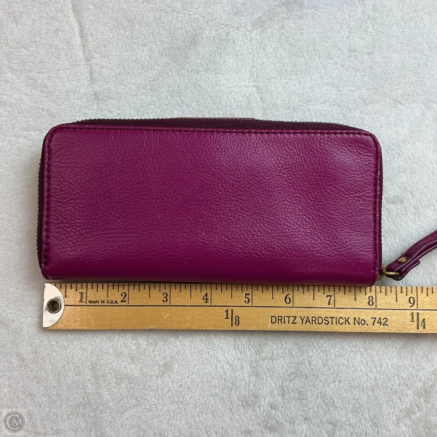 Wallet Leather By Fossil, Size: Medium