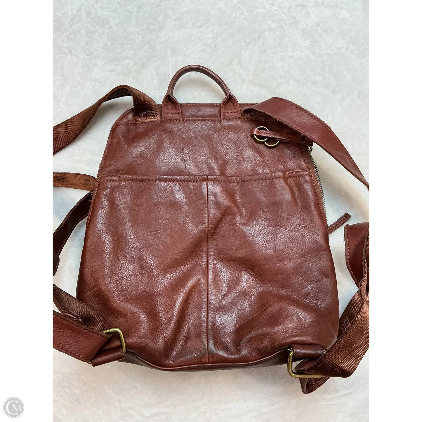 Backpack Leather By American, Size: Medium