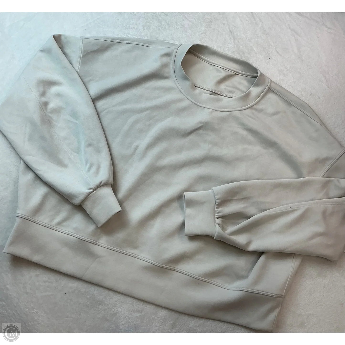 Athletic Sweatshirt Crewneck By Lululemon In Tan, Size: 10