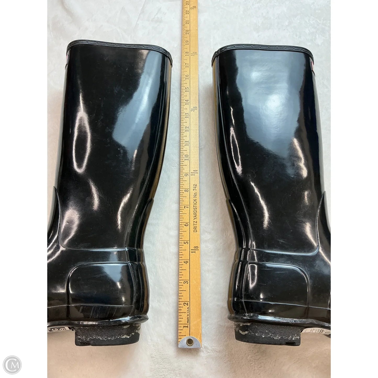 Boots Rain By Hunter In Black, Size: 6