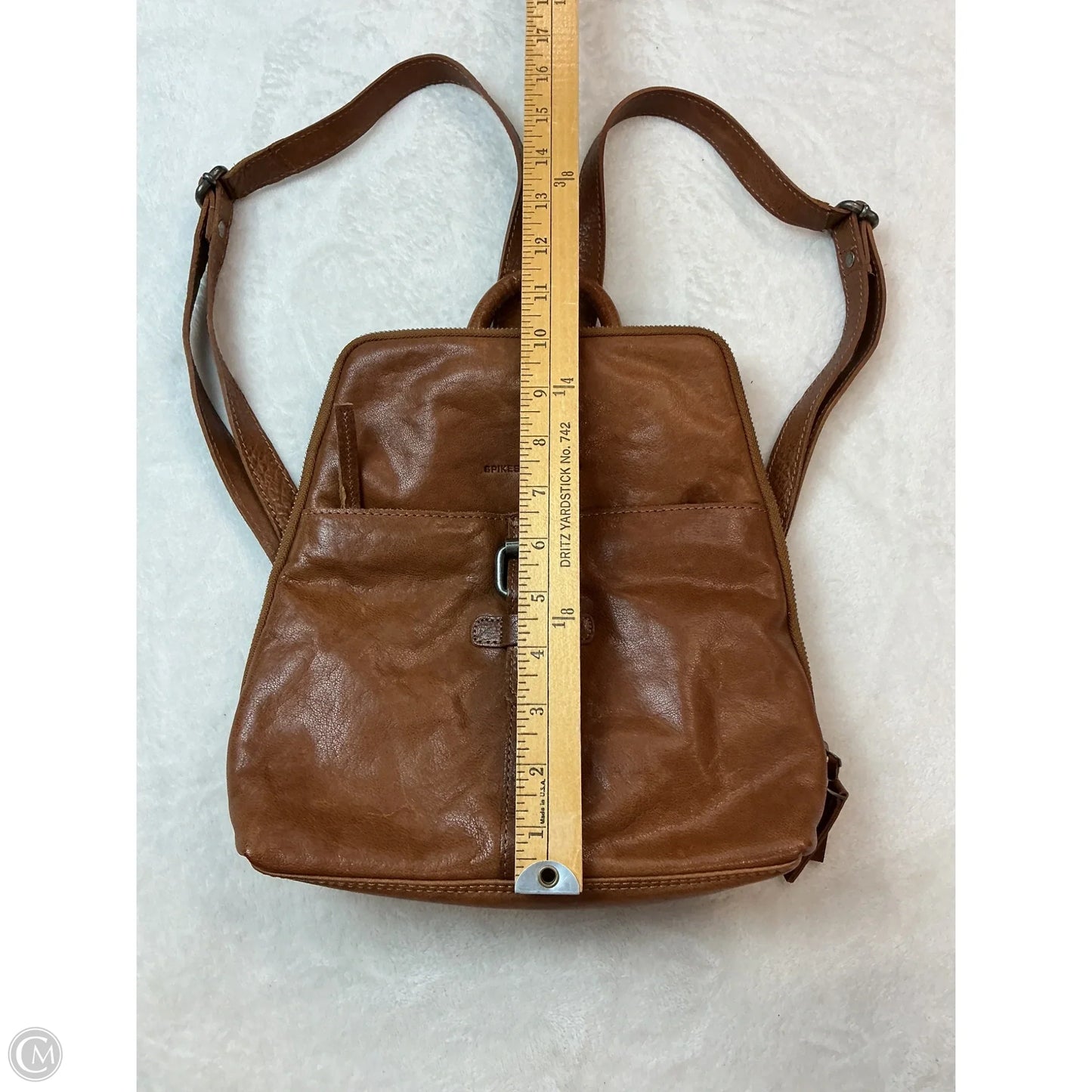 Backpack Leather By Clothes Mentor, Size: Small