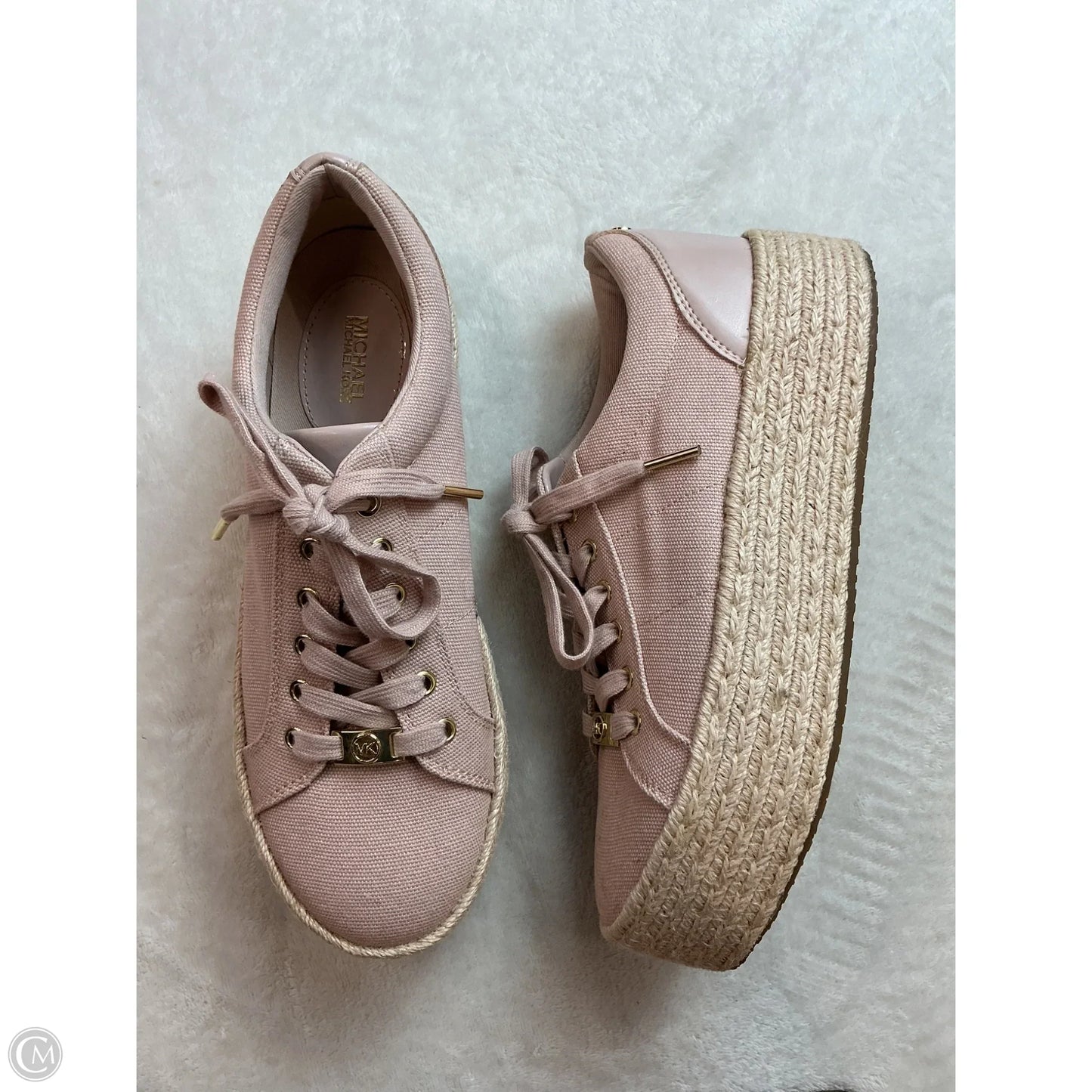 Shoes Sneakers Platform By Michael By Michael Kors In Pink & Tan, Size: 8.5