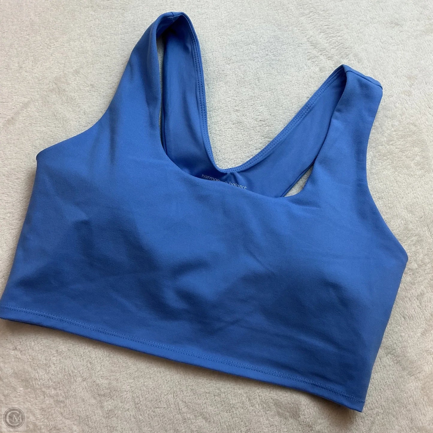 Athletic Bra By Clothes Mentor In Blue, Size: M