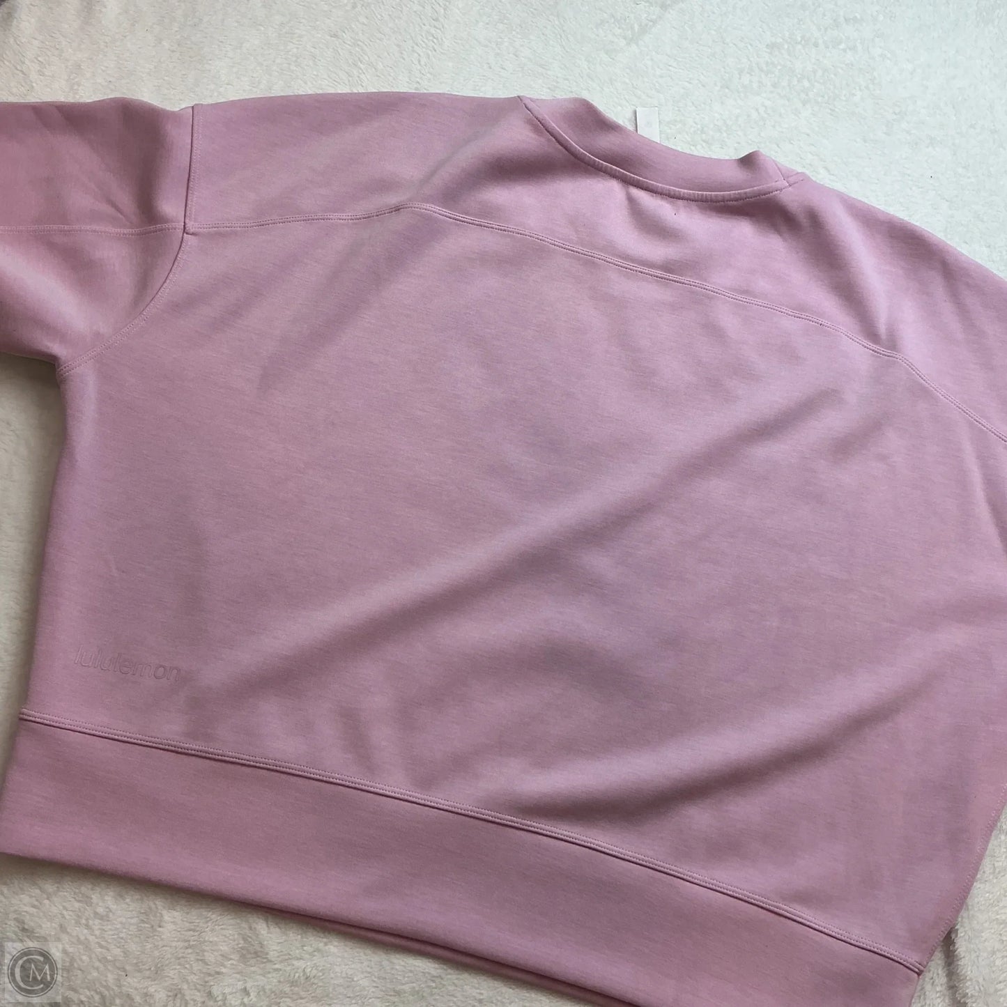 Athletic Sweatshirt Crewneck By Lululemon In Pink, Size: 10