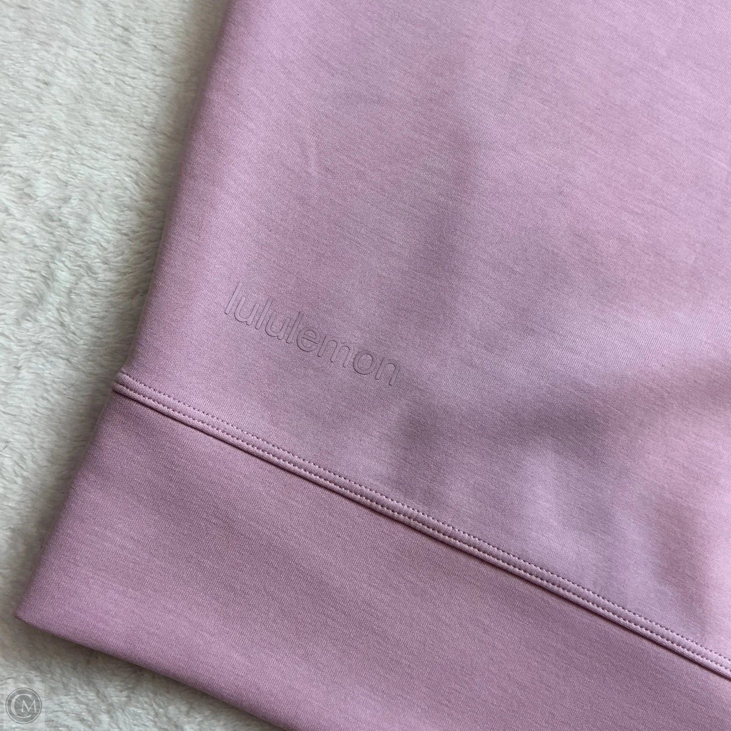 Athletic Sweatshirt Crewneck By Lululemon In Pink, Size: 10