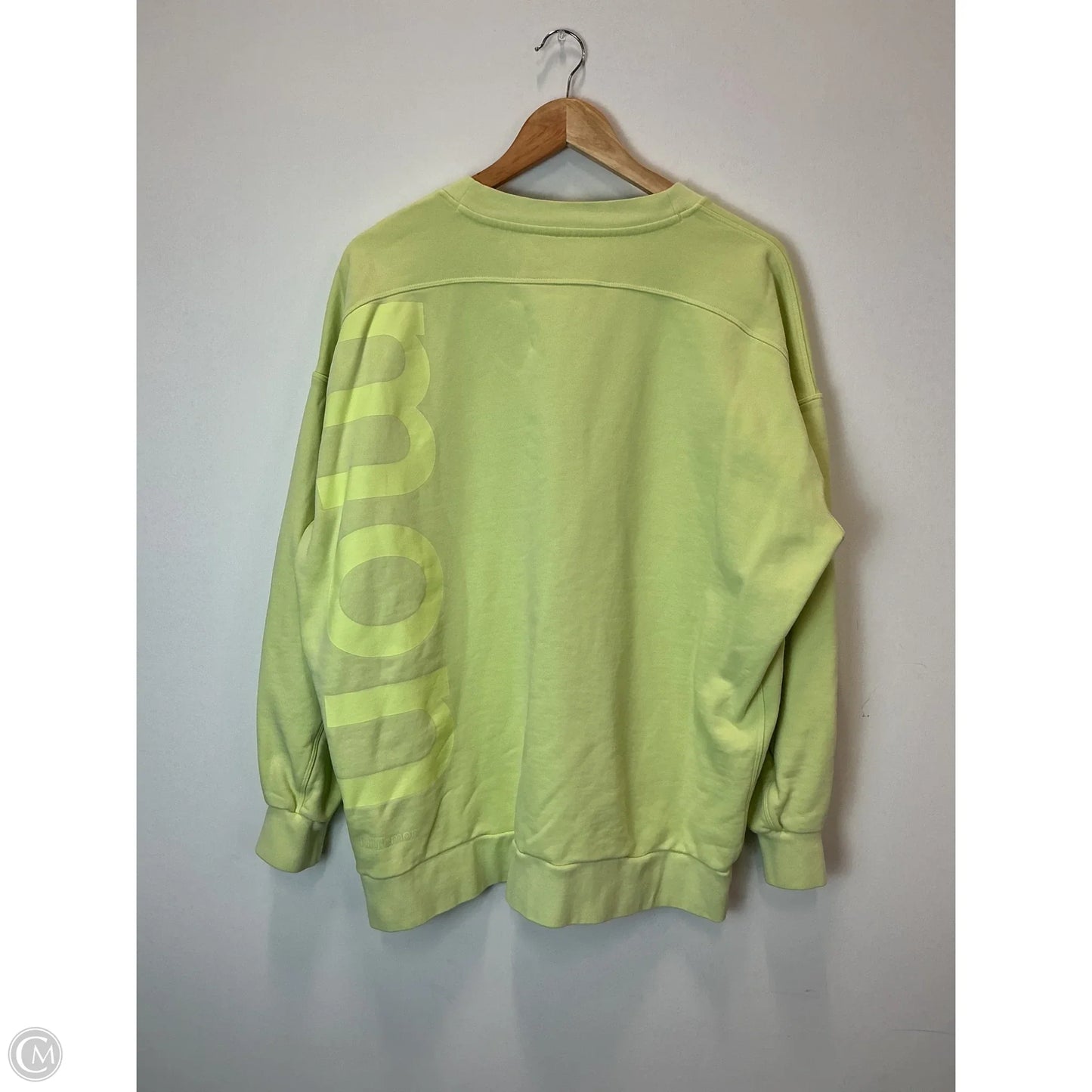 Athletic Sweatshirt Crewneck By Lululemon In Green, Size: 10