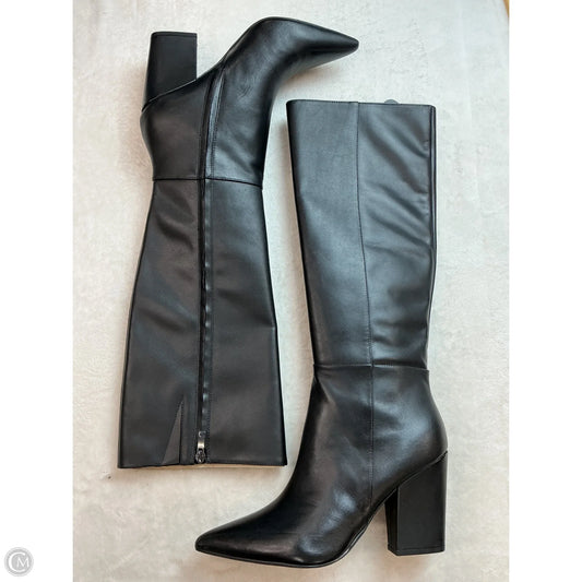 Boots Mid-calf Heels By Nine West In Black, Size: 8.5