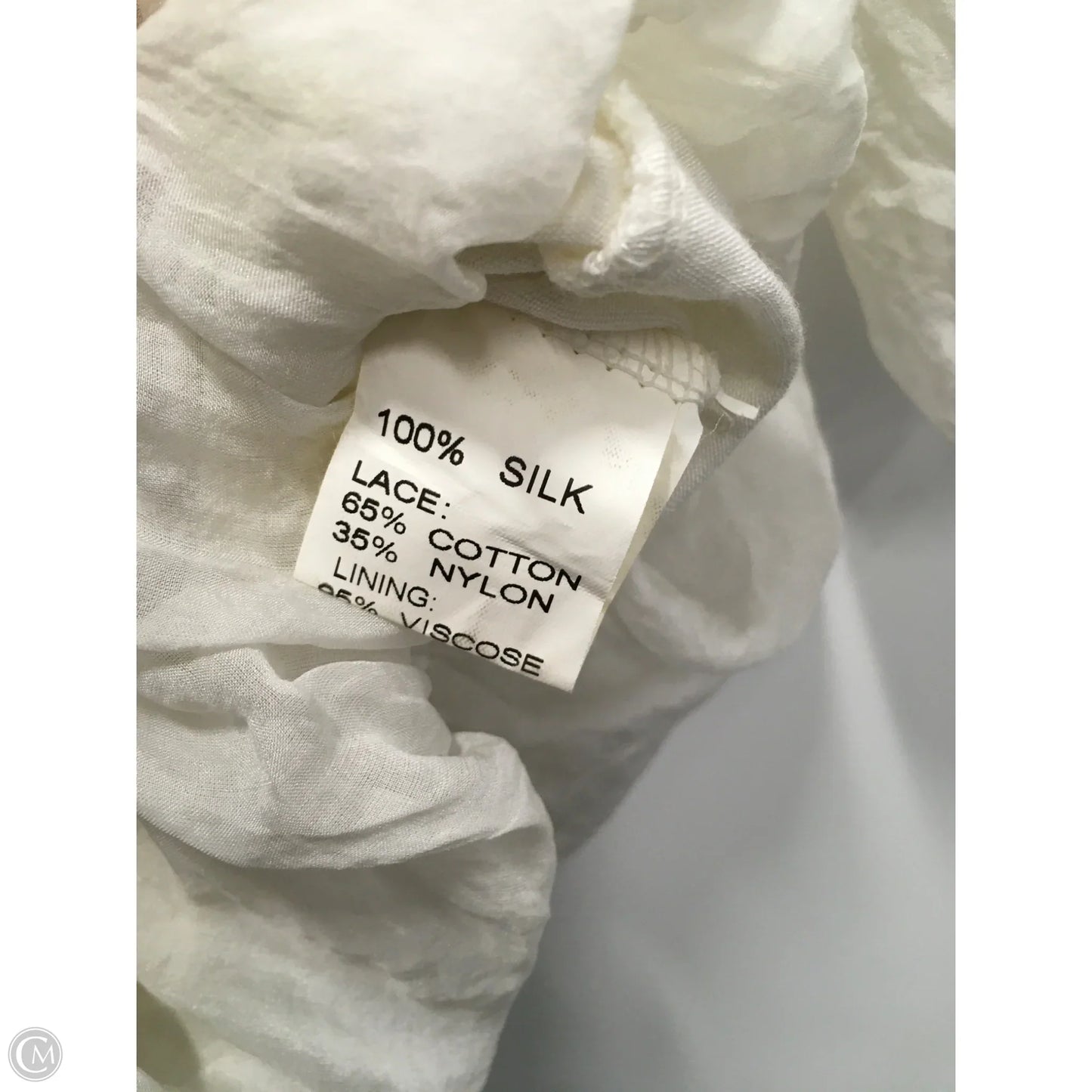 Top 3/4 Sleeve By Clothes Mentor In White, Size: S