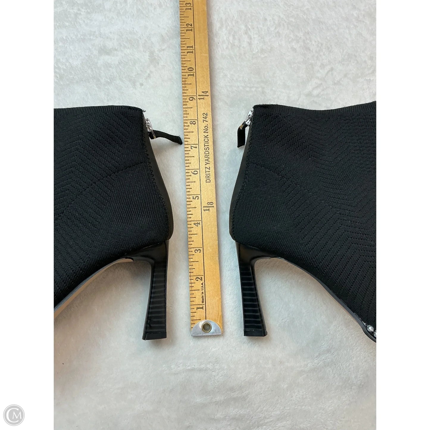 Boots Ankle Heels By Bcbg In Black, Size: 7.5