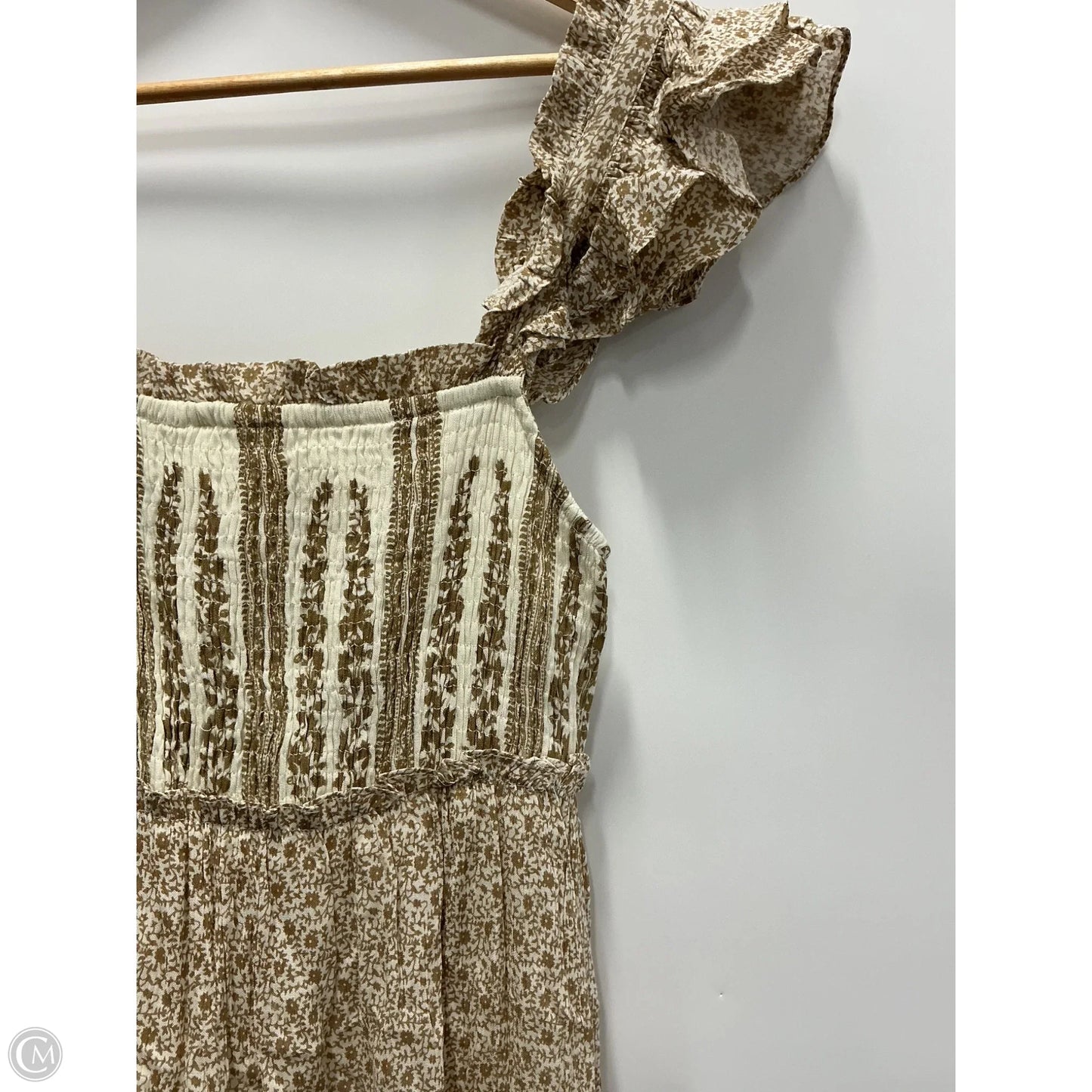 Dress Casual Maxi By Jessica Simpson In Tan, Size: L