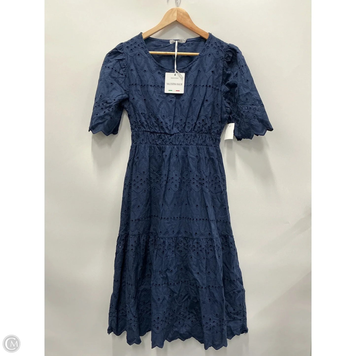 Dress Casual Maxi By Vince Camuto In Navy, Size: L