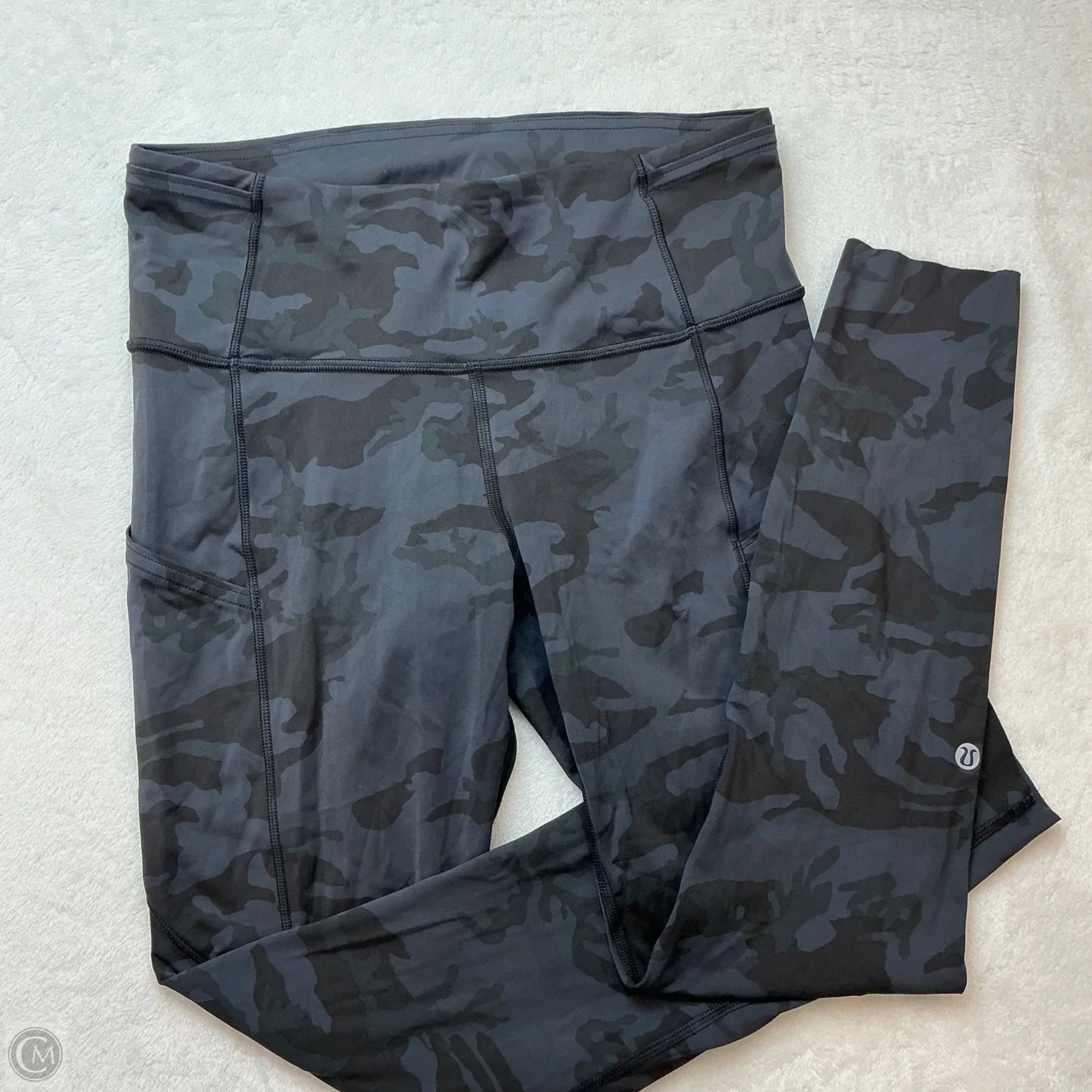 Athletic Leggings By Lululemon In Camouflage Print, Size: 6