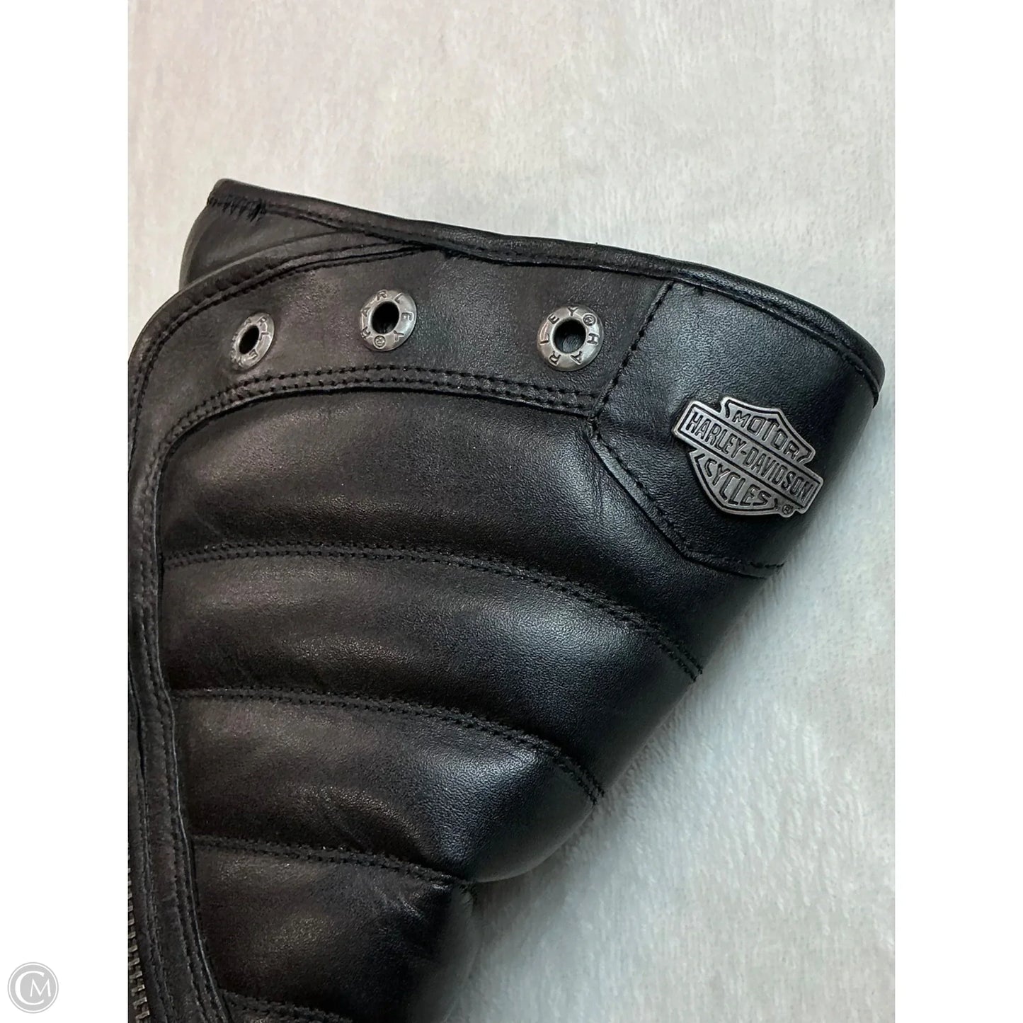 Boots Mid-calf Heels By Harley Davidson In Black, Size: 10