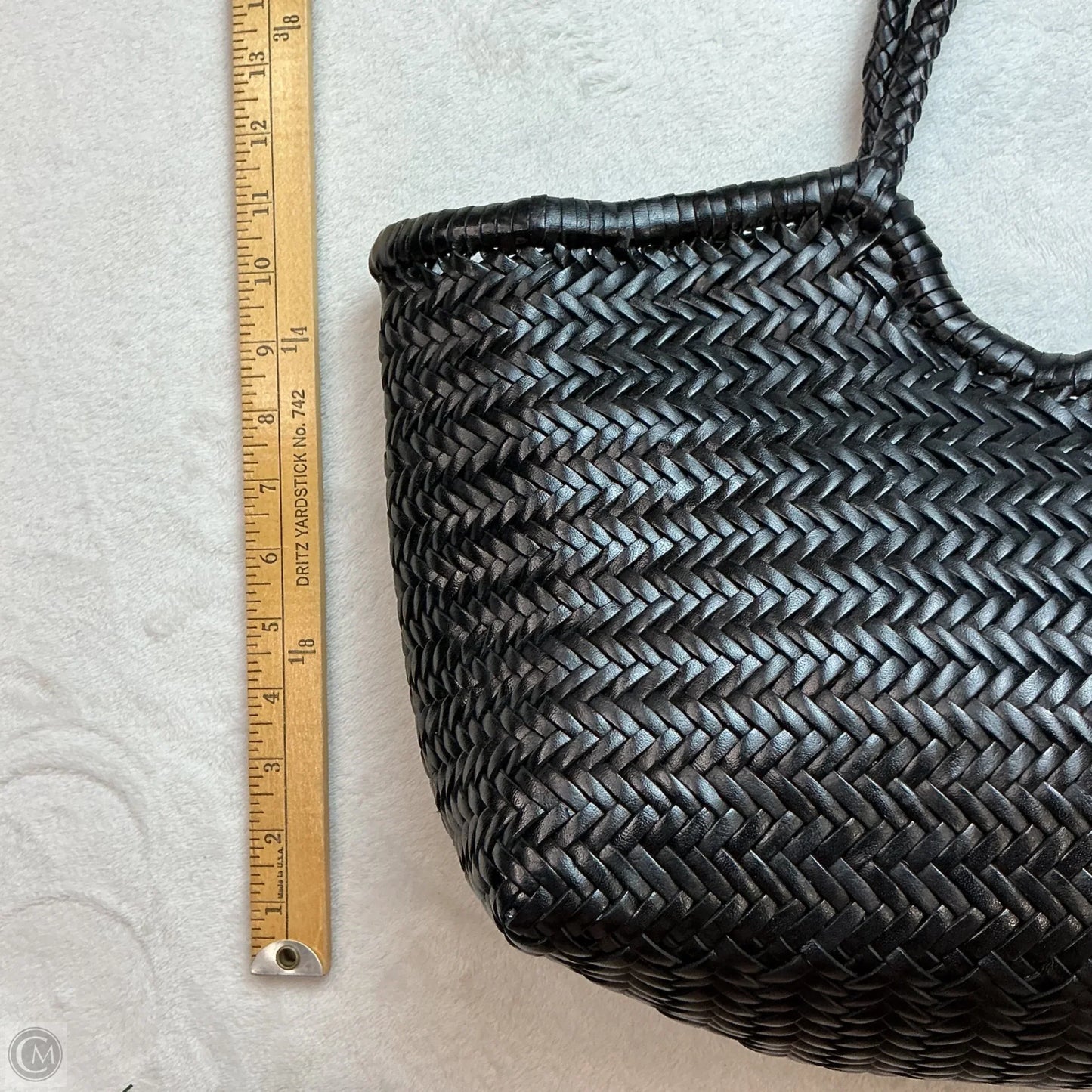 Handbag Leather By Clothes Mentor, Size: Medium