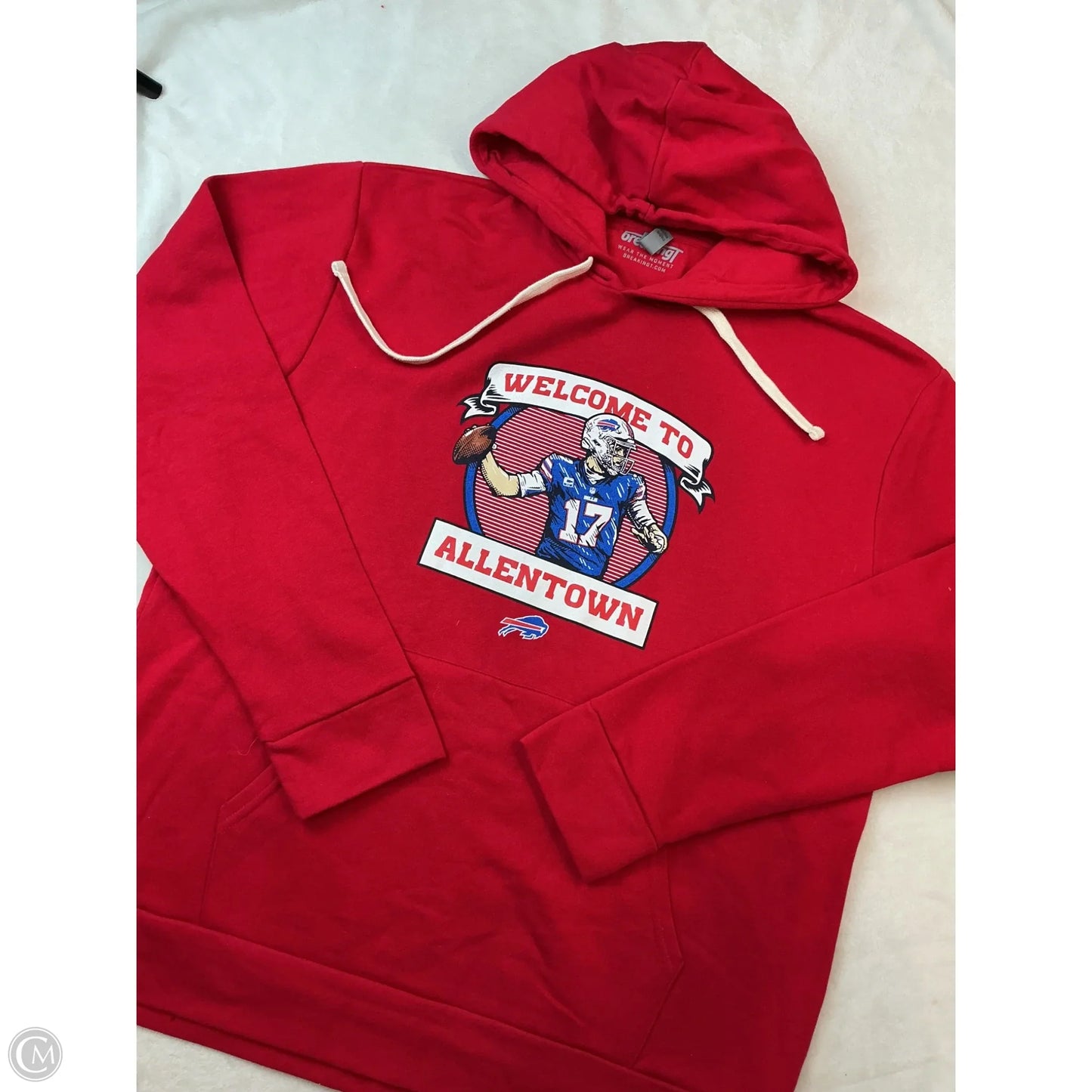 Athletic Sweatshirt Hoodie By Clothes Mentor In Red, Size: Xl