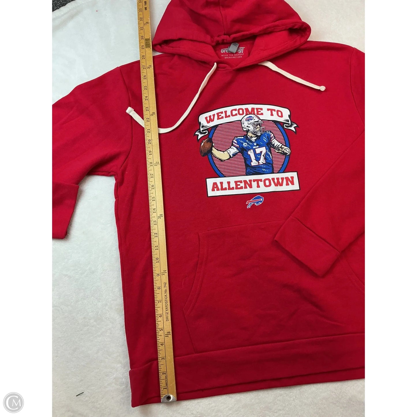Athletic Sweatshirt Hoodie By Clothes Mentor In Red, Size: Xl