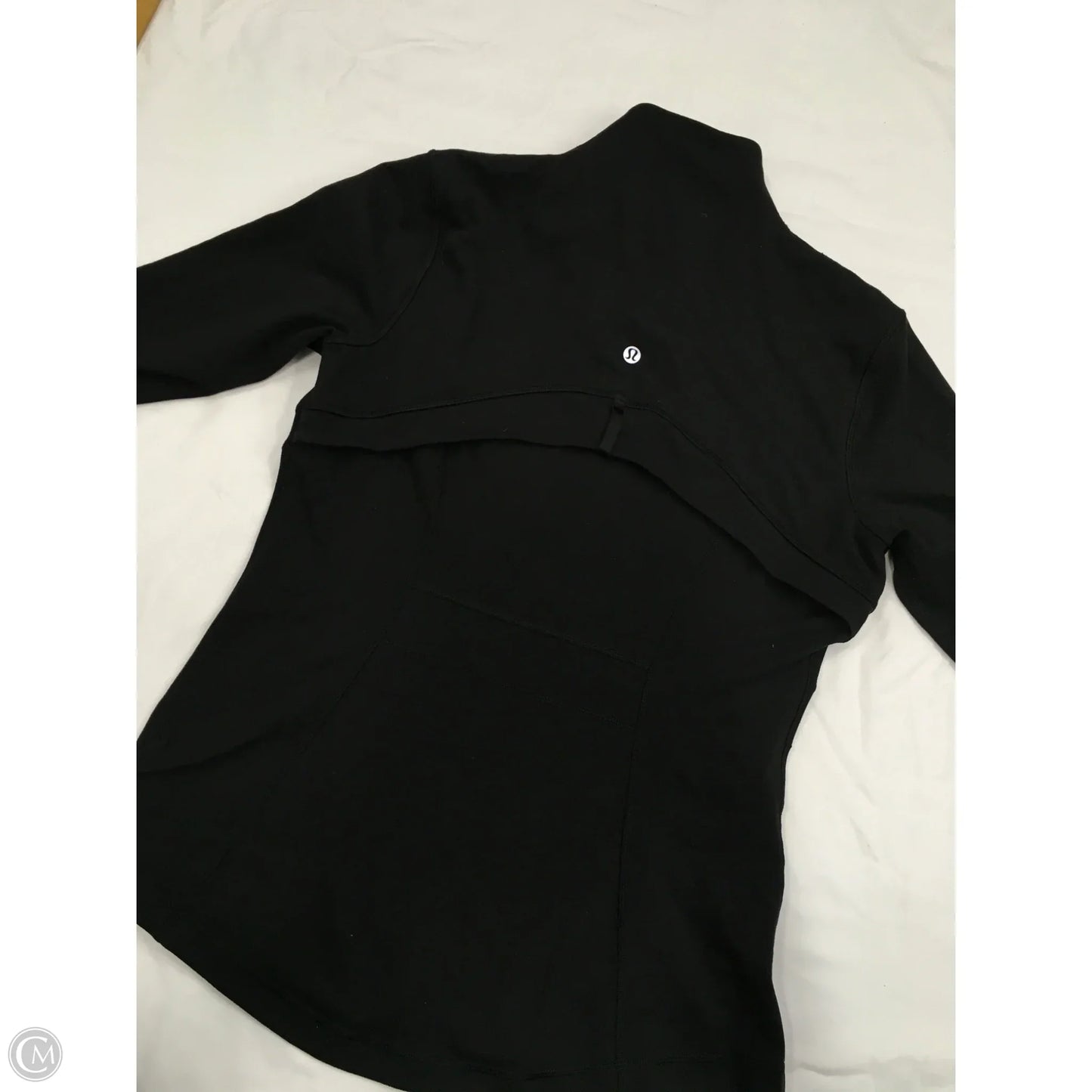 Athletic Jacket By Lululemon In Black, Size: 10
