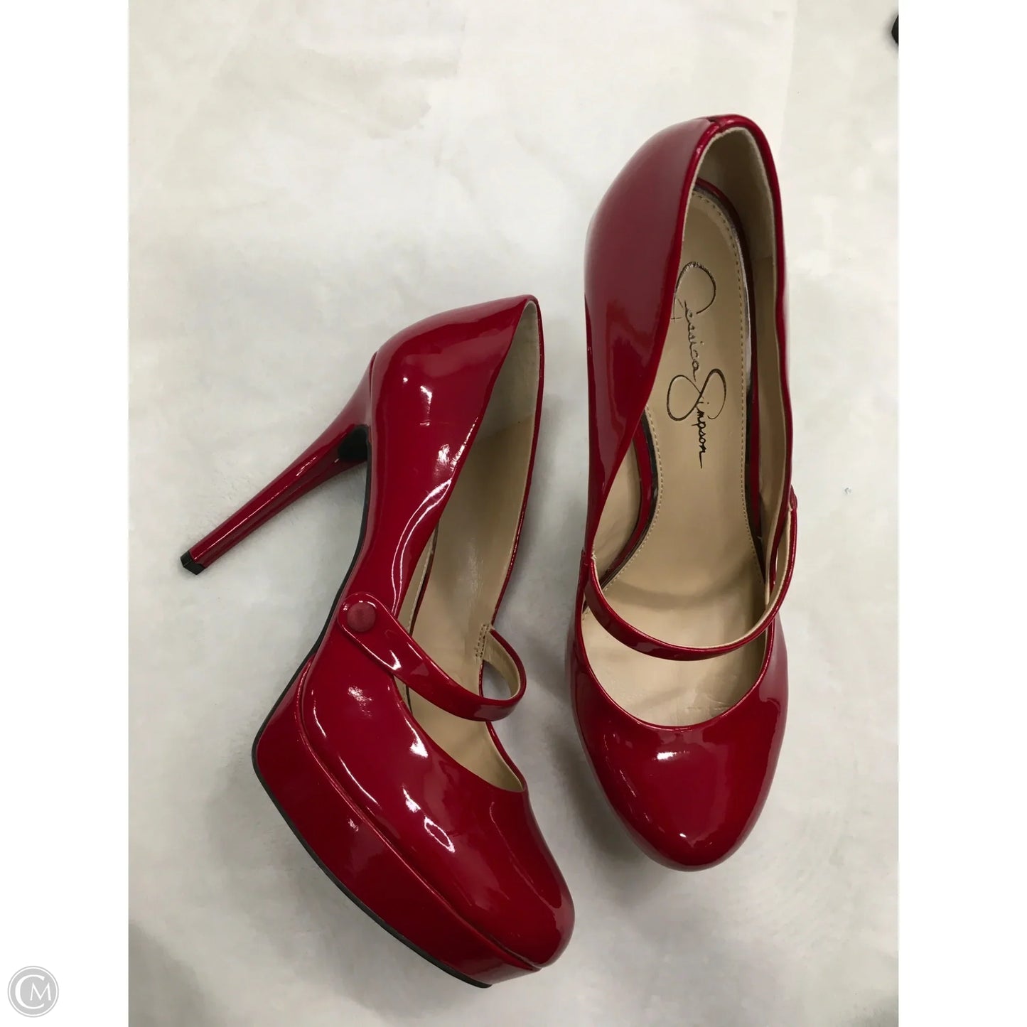 Shoes Heels Stiletto By Jessica Simpson In Red, Size: 11