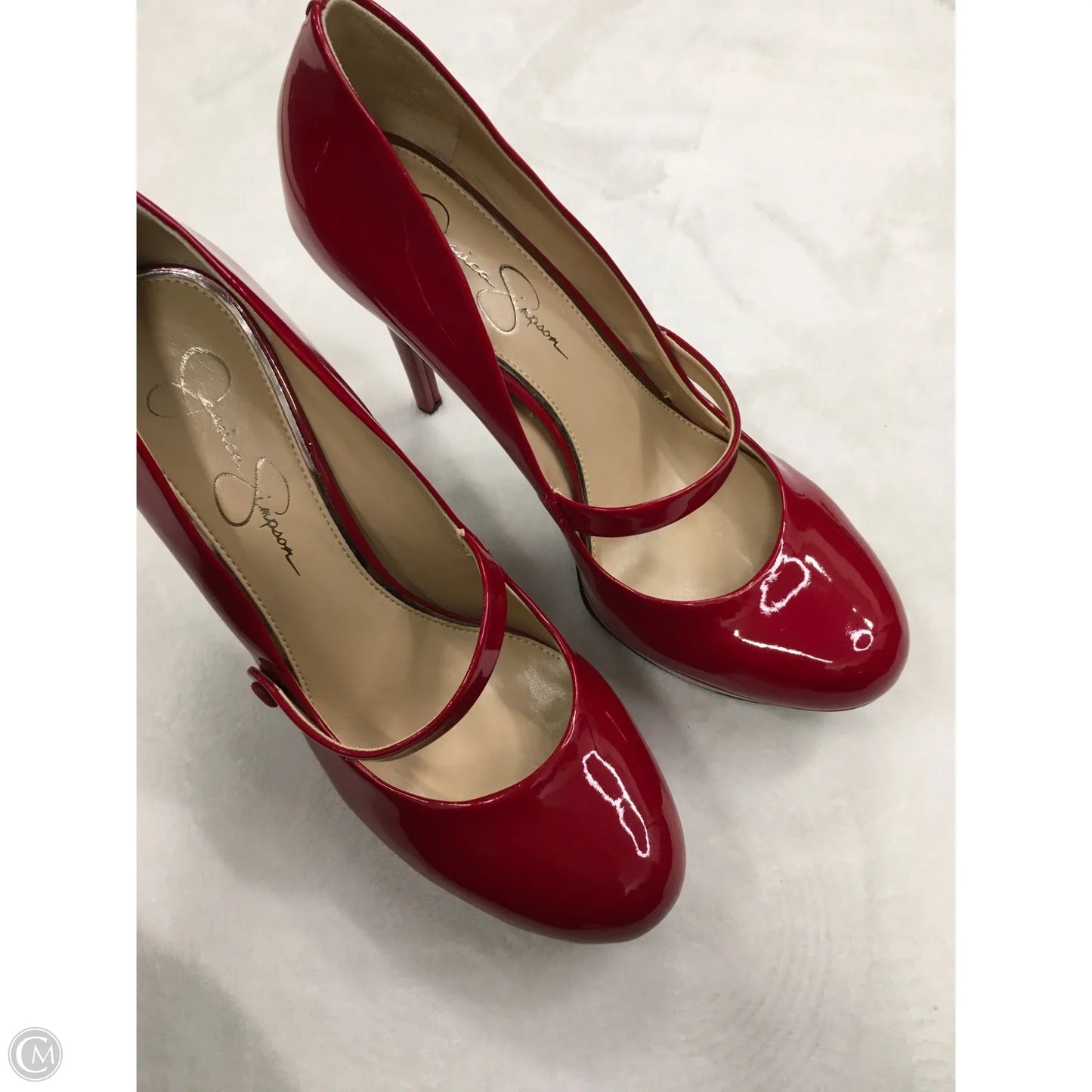 Shoes Heels Stiletto By Jessica Simpson In Red, Size: 11