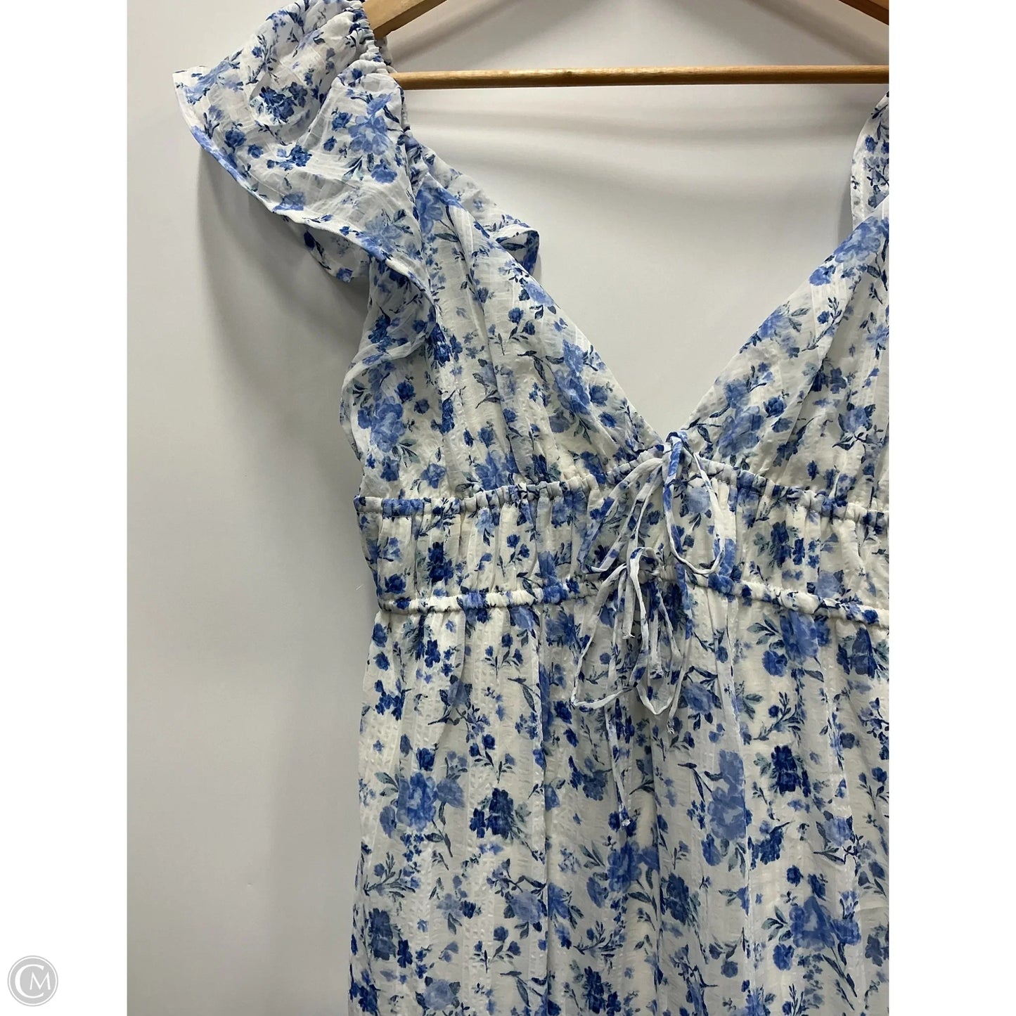 Dress Casual Maxi By Clothes Mentor In Floral Print, Size: L