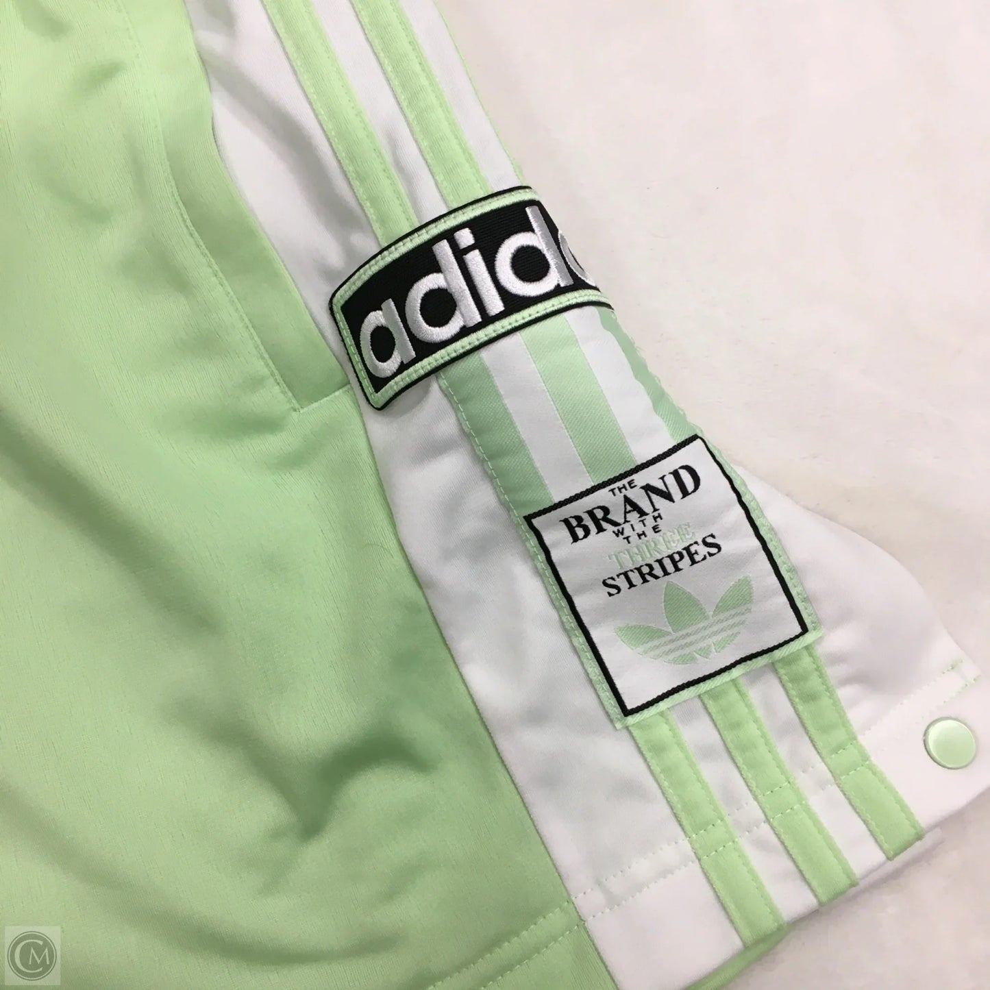 Athletic Shorts By Adidas In Green, Size: L