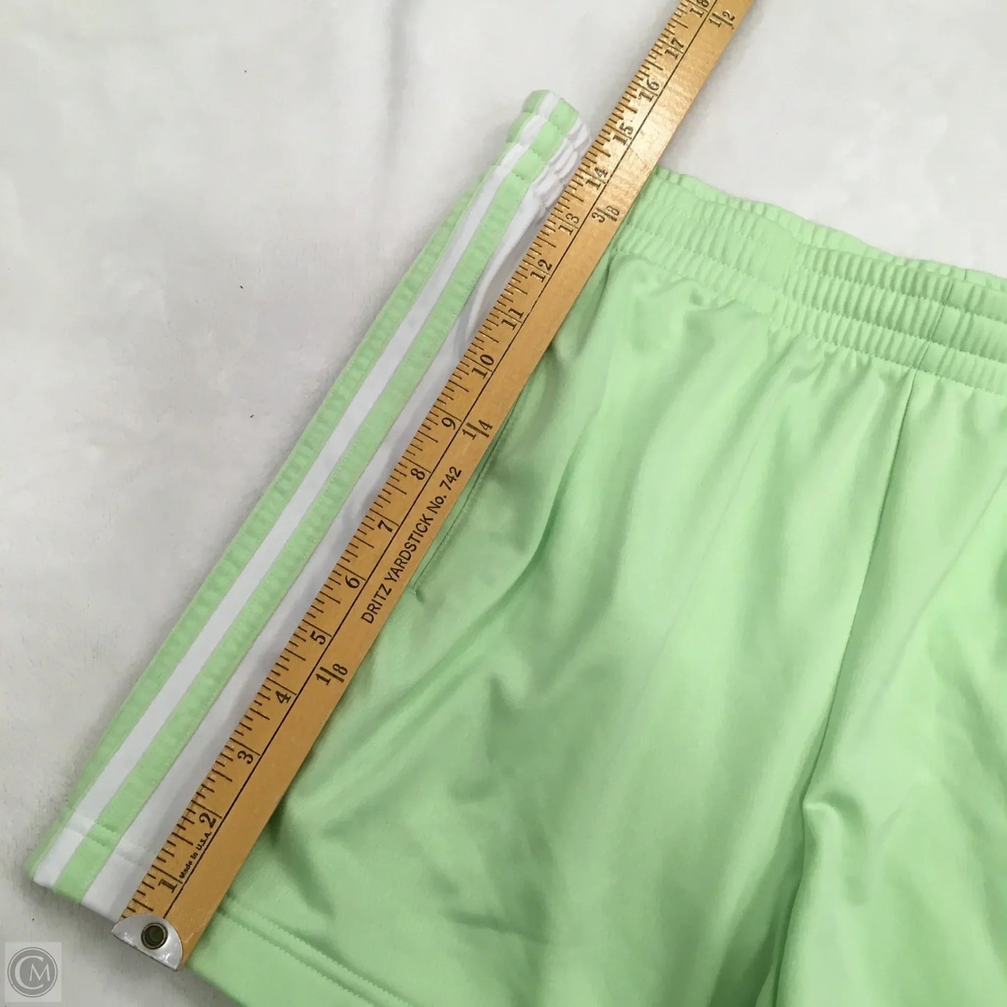 Athletic Shorts By Adidas In Green, Size: L