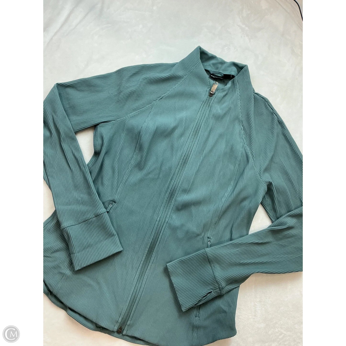 Athletic Jacket By Athleta In Teal, Size: L