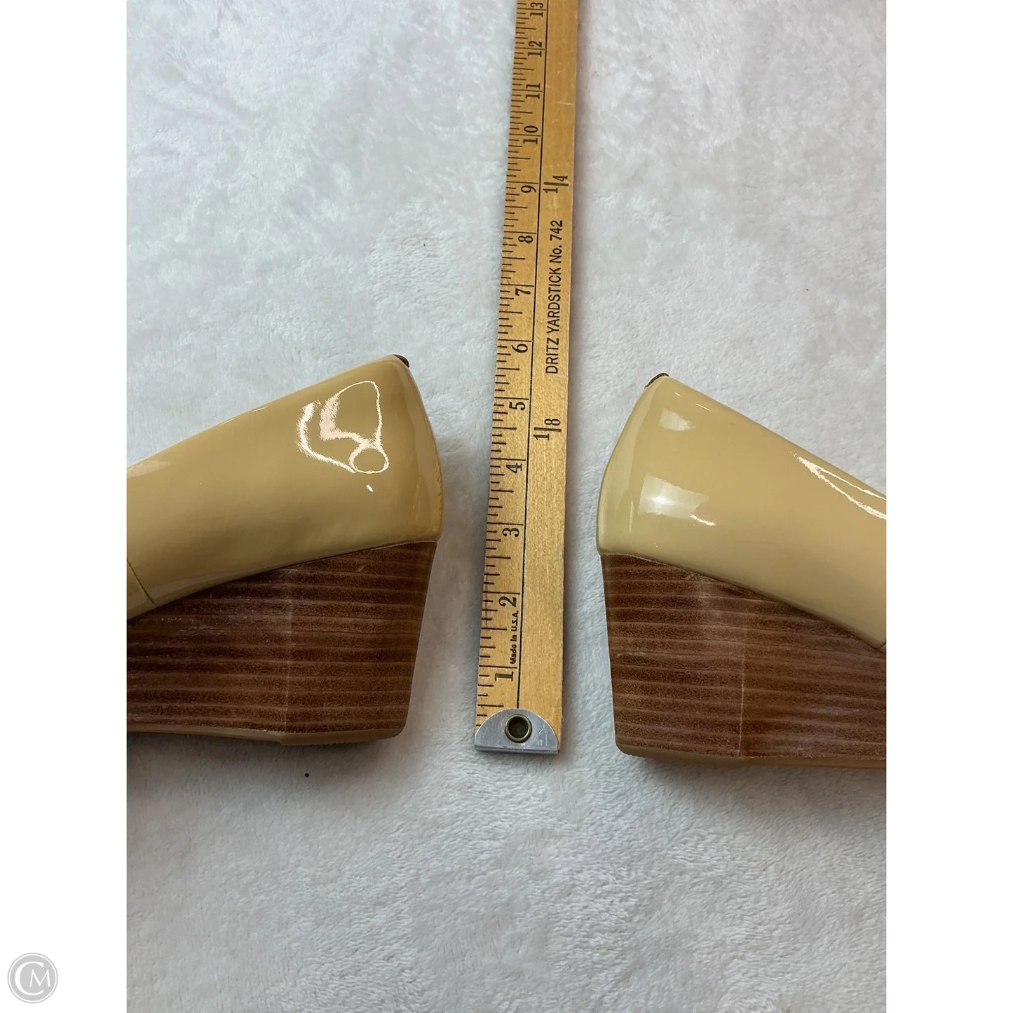Shoes Heels Wedge By Cole-haan In Cream, Size: 6.5