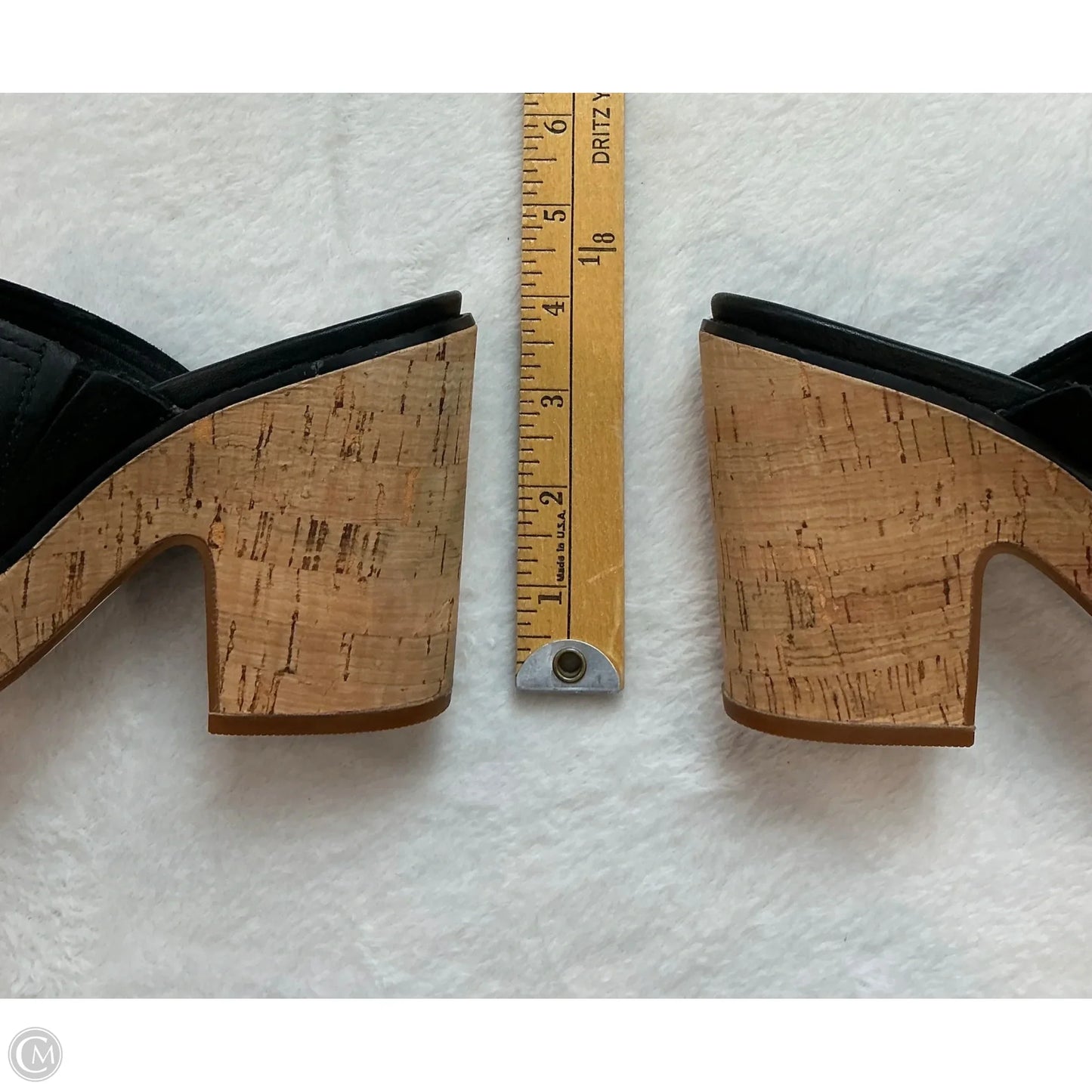 Sandals Heels Block By Timberland In Black & Tan, Size: 8
