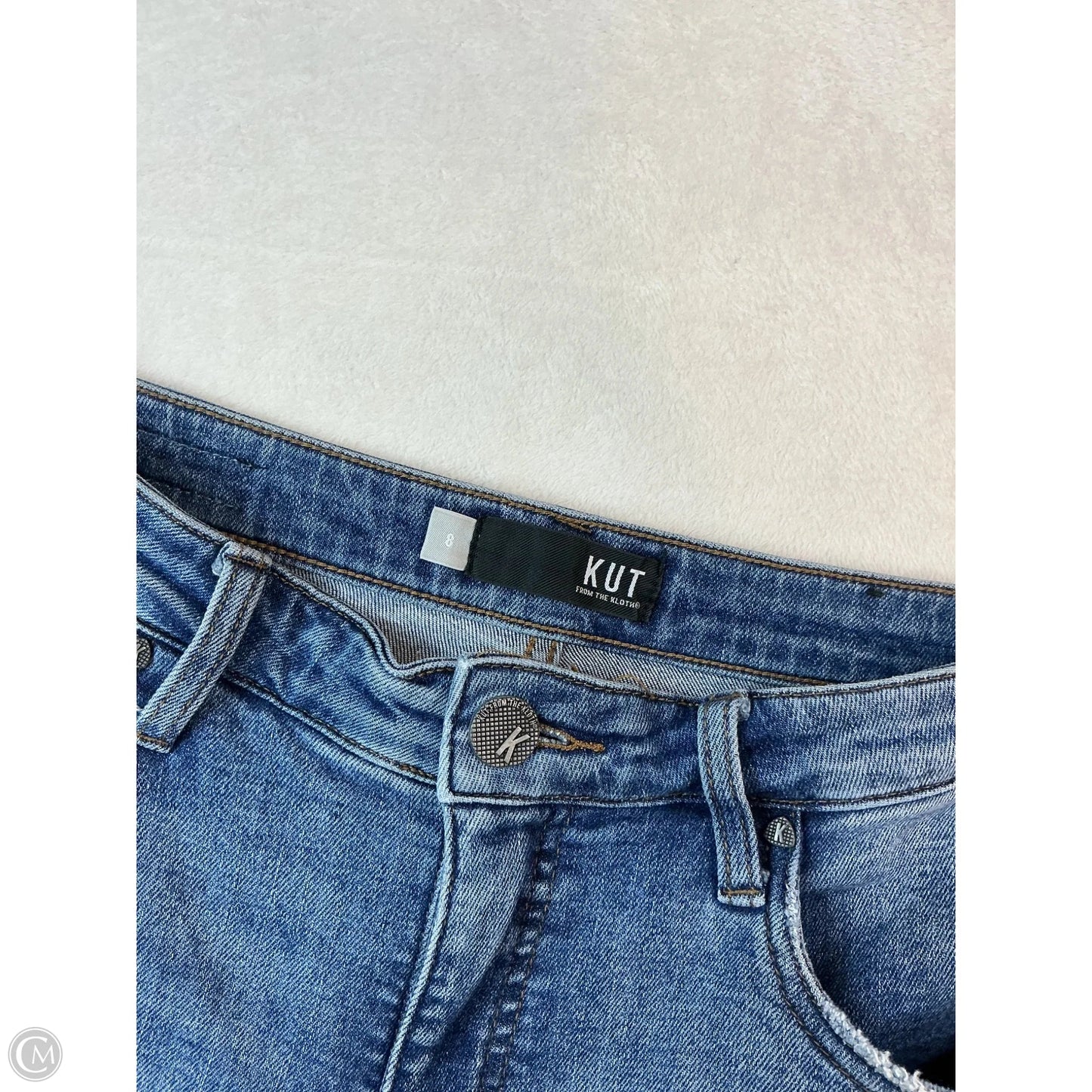 Jeans Skinny By Kut In Blue Denim, Size: 8