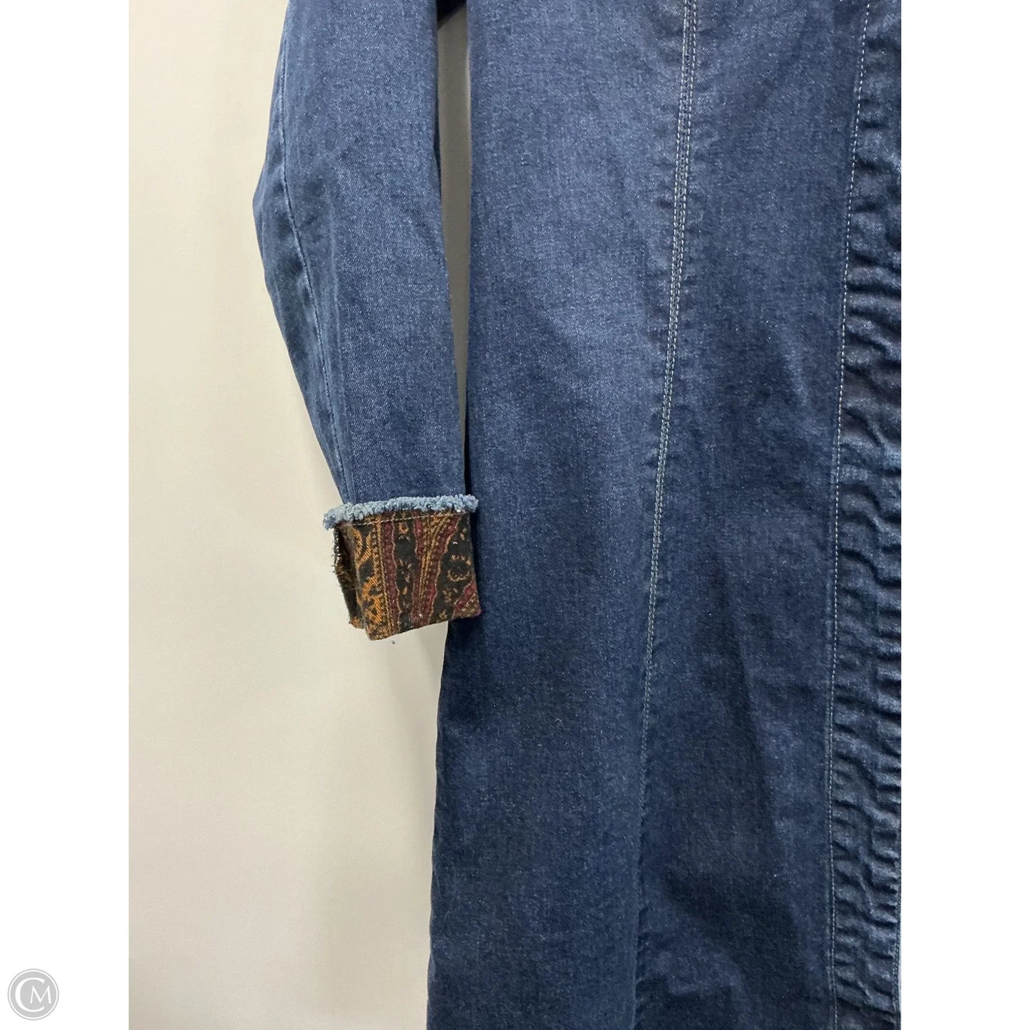 Jacket Denim By Ethyl In Blue Denim, Size: S