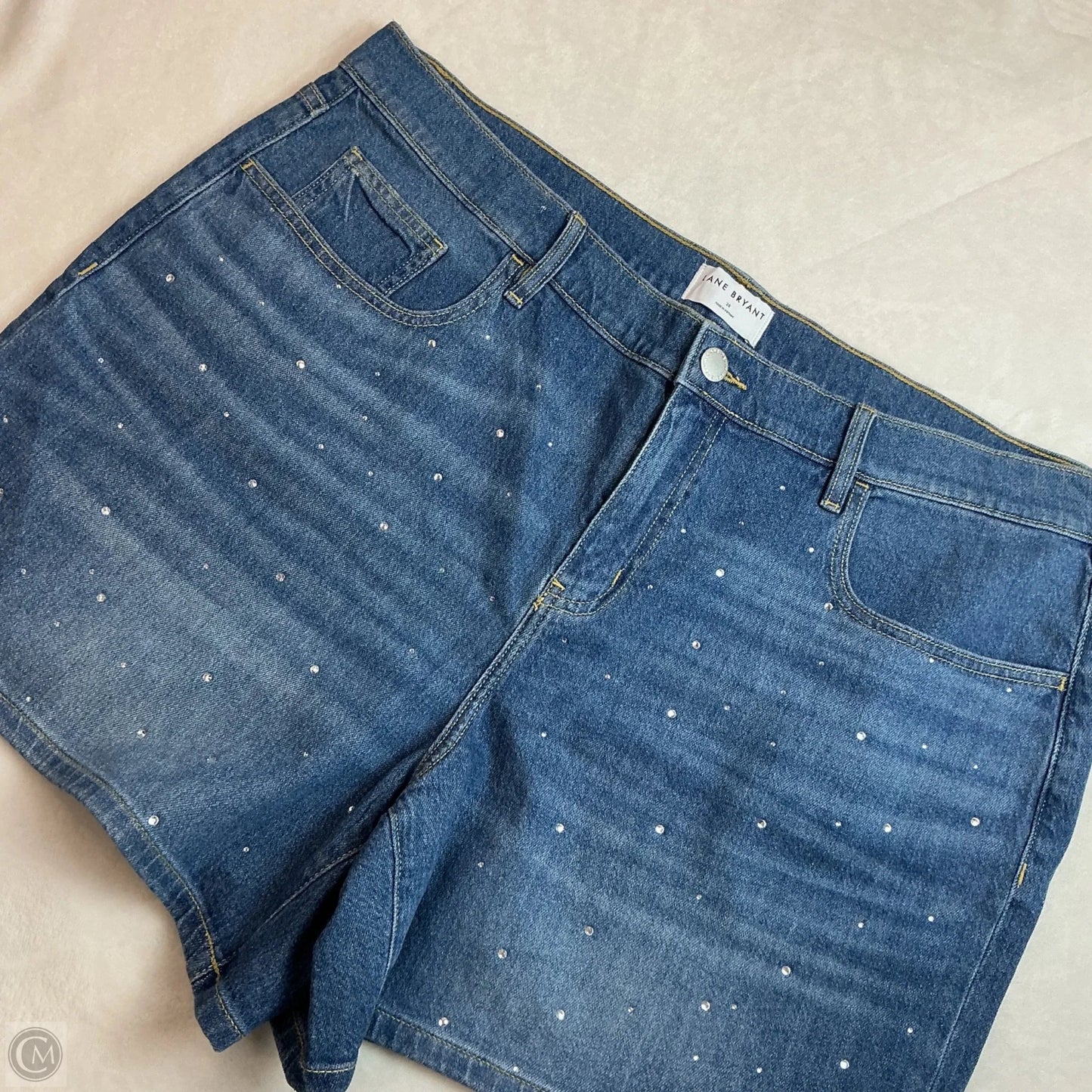 Shorts By Lane Bryant In Blue Denim, Size: 20
