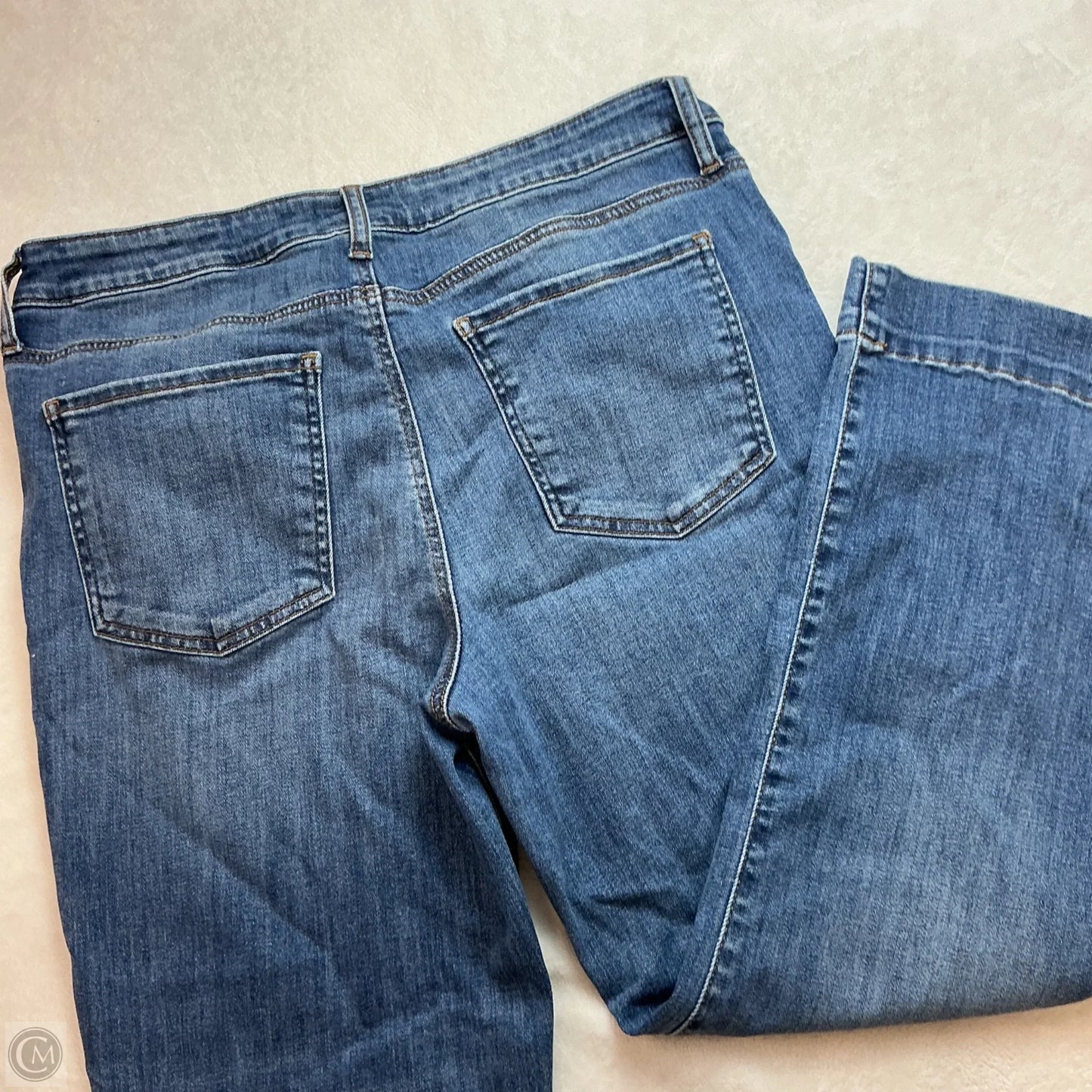 Jeans Flared By Kut In Blue Denim, Size: 12