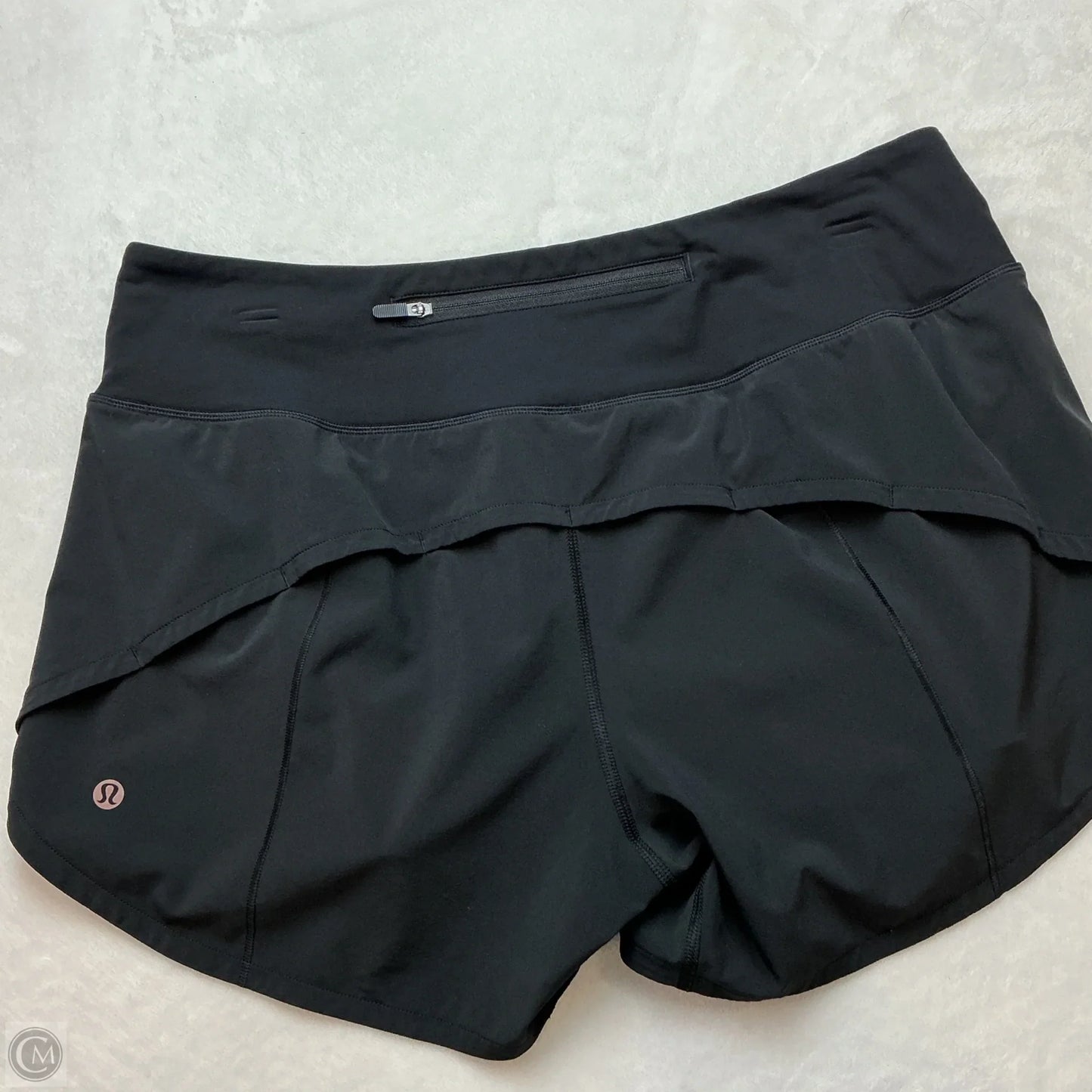 Athletic Shorts By Lululemon In Black, Size: 8