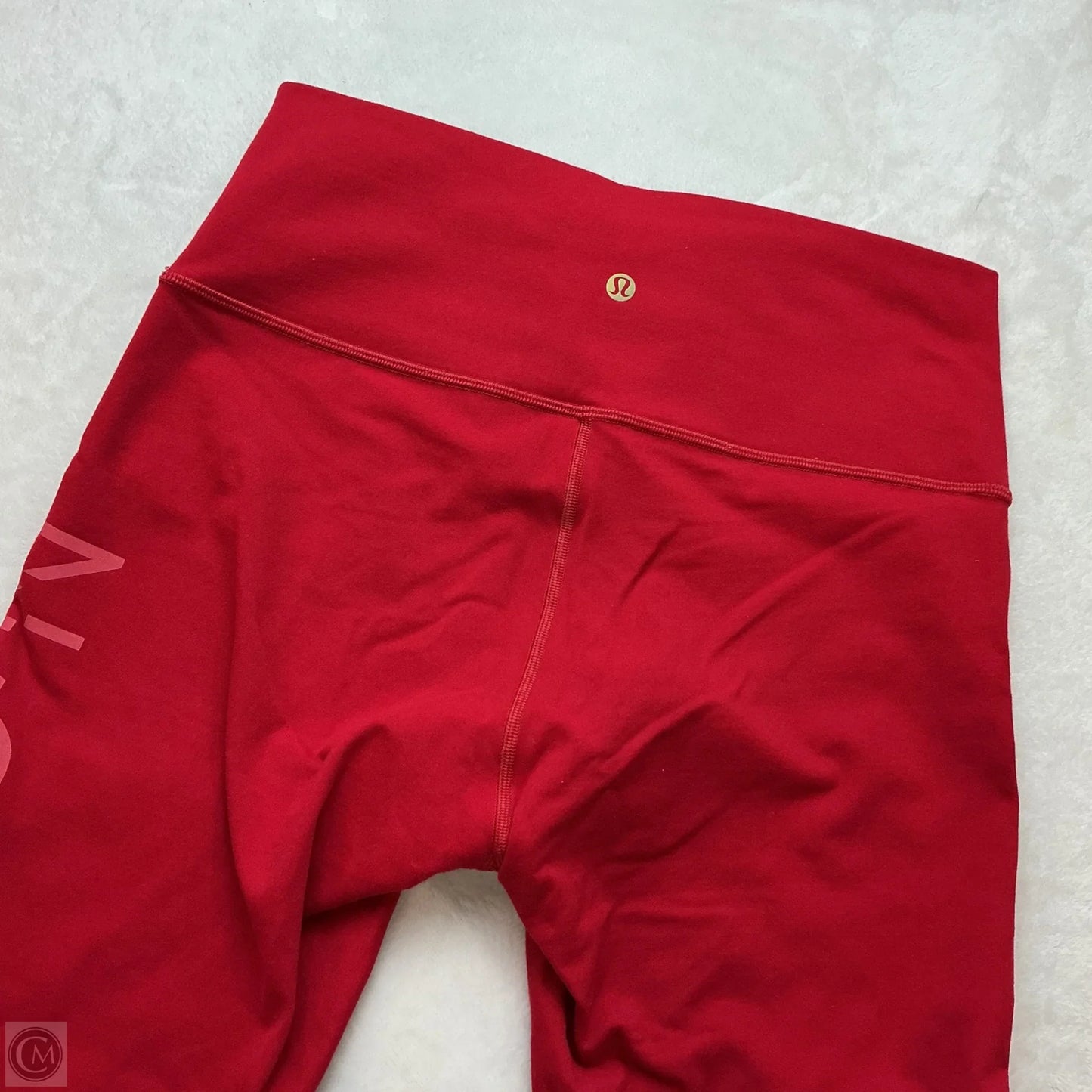 Athletic Shorts By Lululemon In Pink, Size: 8