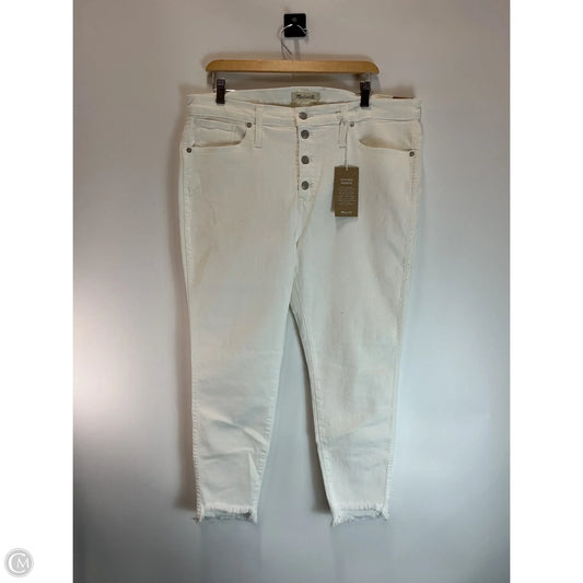 Pants Other By Madewell In White Denim, Size: 12p