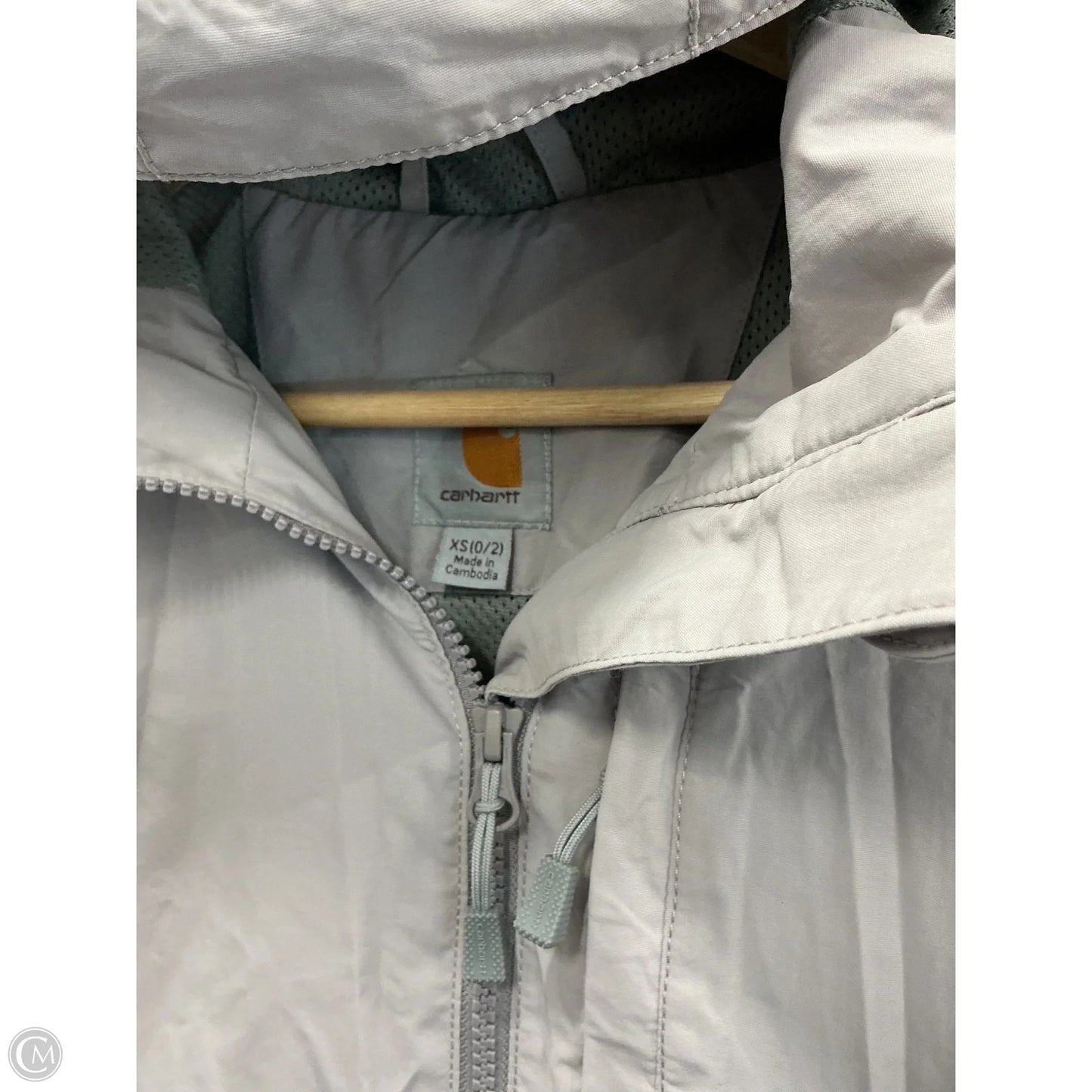 Jacket Windbreaker By Carhartt In Purple, Size: Xs