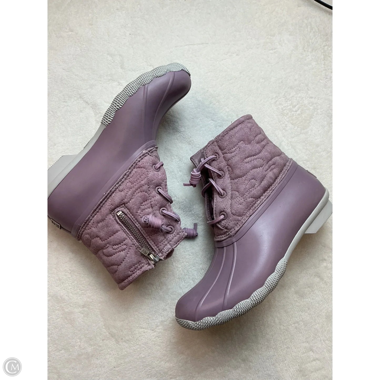 Boots Rain By Sperry In Purple, Size: 7