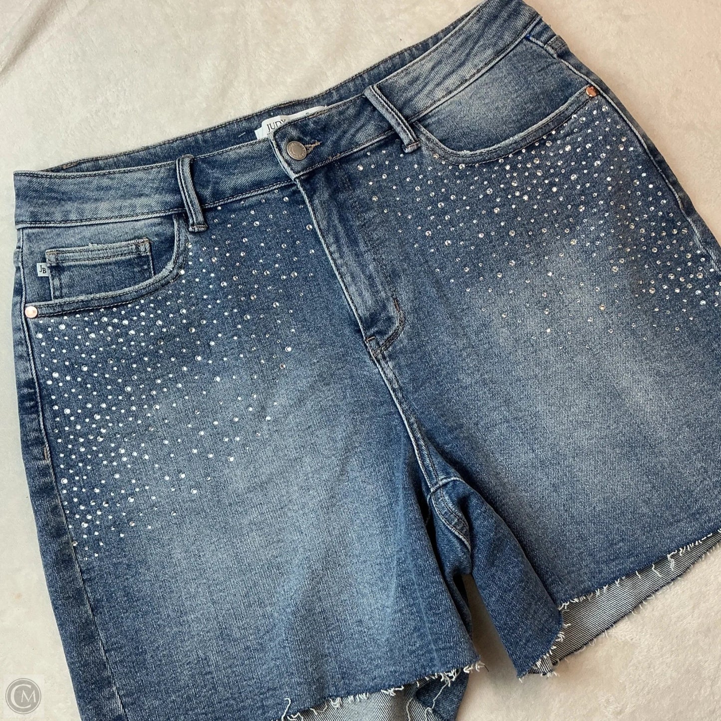 Shorts By Judy Blue In Blue Denim, Size: 1x